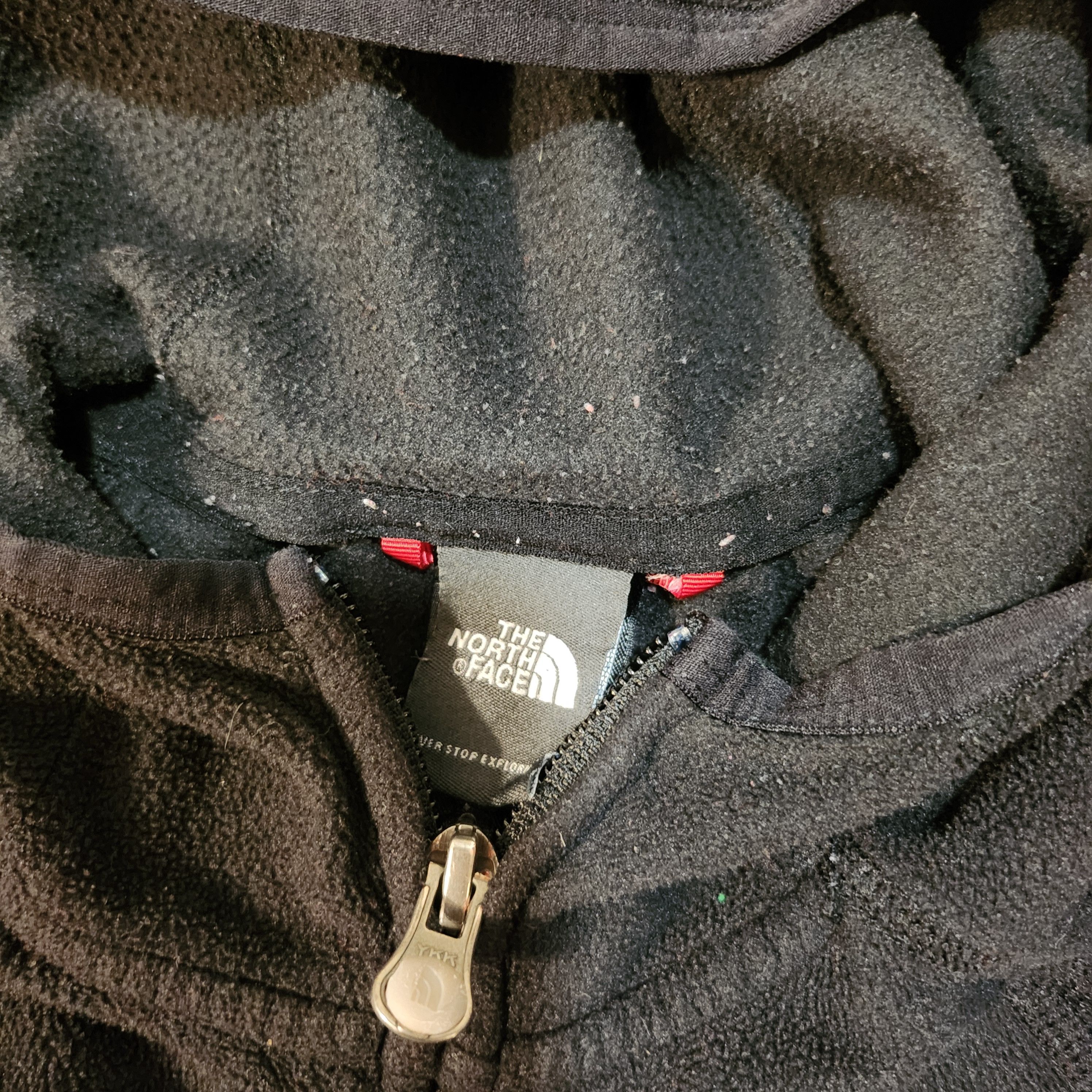Polartec × The North Face TNF Fleece Hoodie Black with White Logo Size S / US 4 / IT 40 - 4 Thumbnail