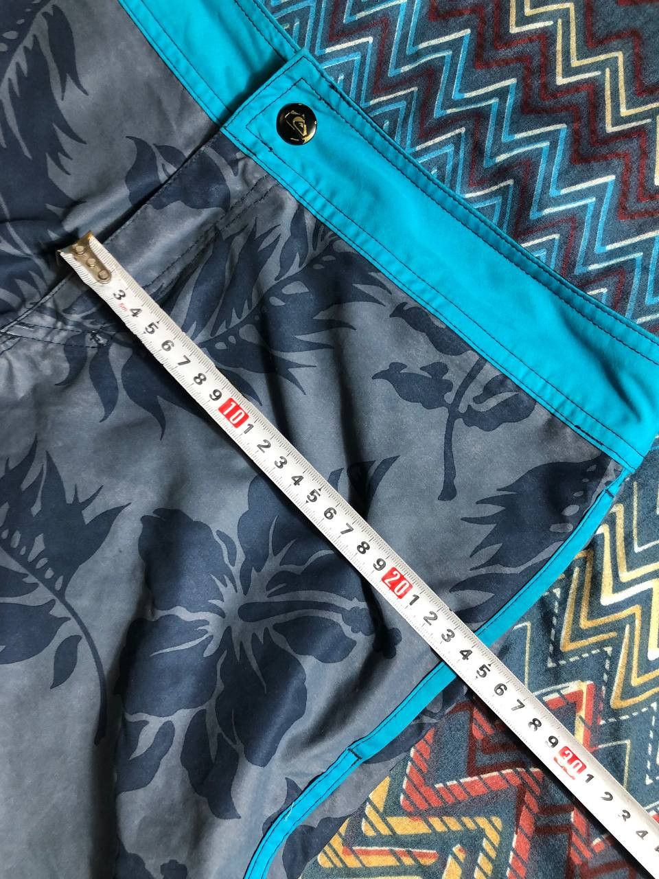 Quiksilver × Vintage Quiksilver Mens Vintage 90s Blue Surf Board Swim Shorts Size US 32 / EU 48 - 10 Thumbnail