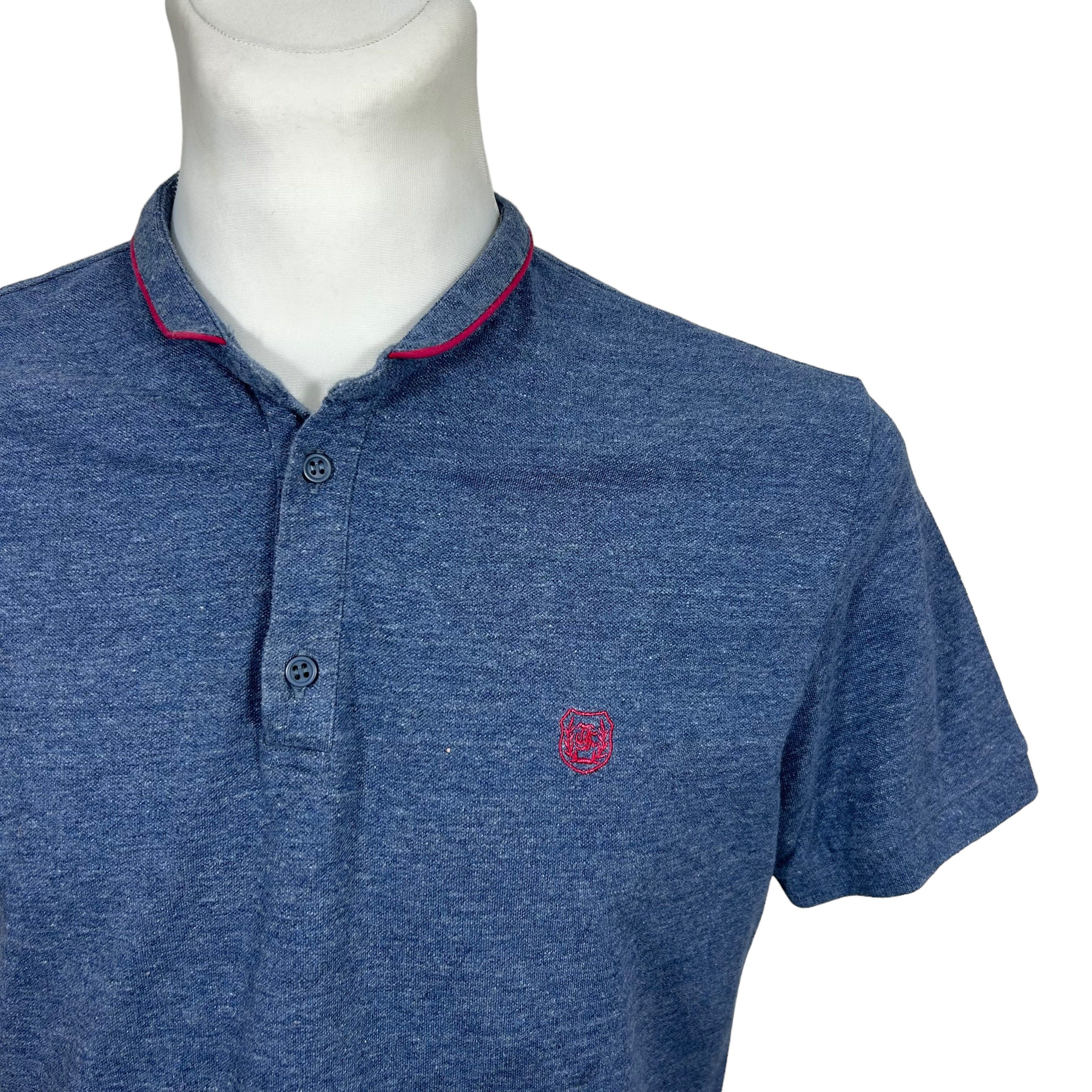 The Kooples The Kooples Sport Blue Melange Band Collar Polo Logo Medium Size US M / EU 48-50 / 2 - 3 Thumbnail
