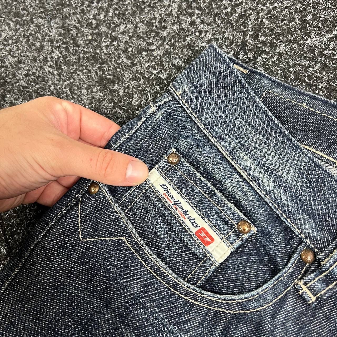 Diesel Vintage 00s Baggy Diesel Pants Very Rare Y2k Style Size US 36 / EU 52 - 5 Thumbnail