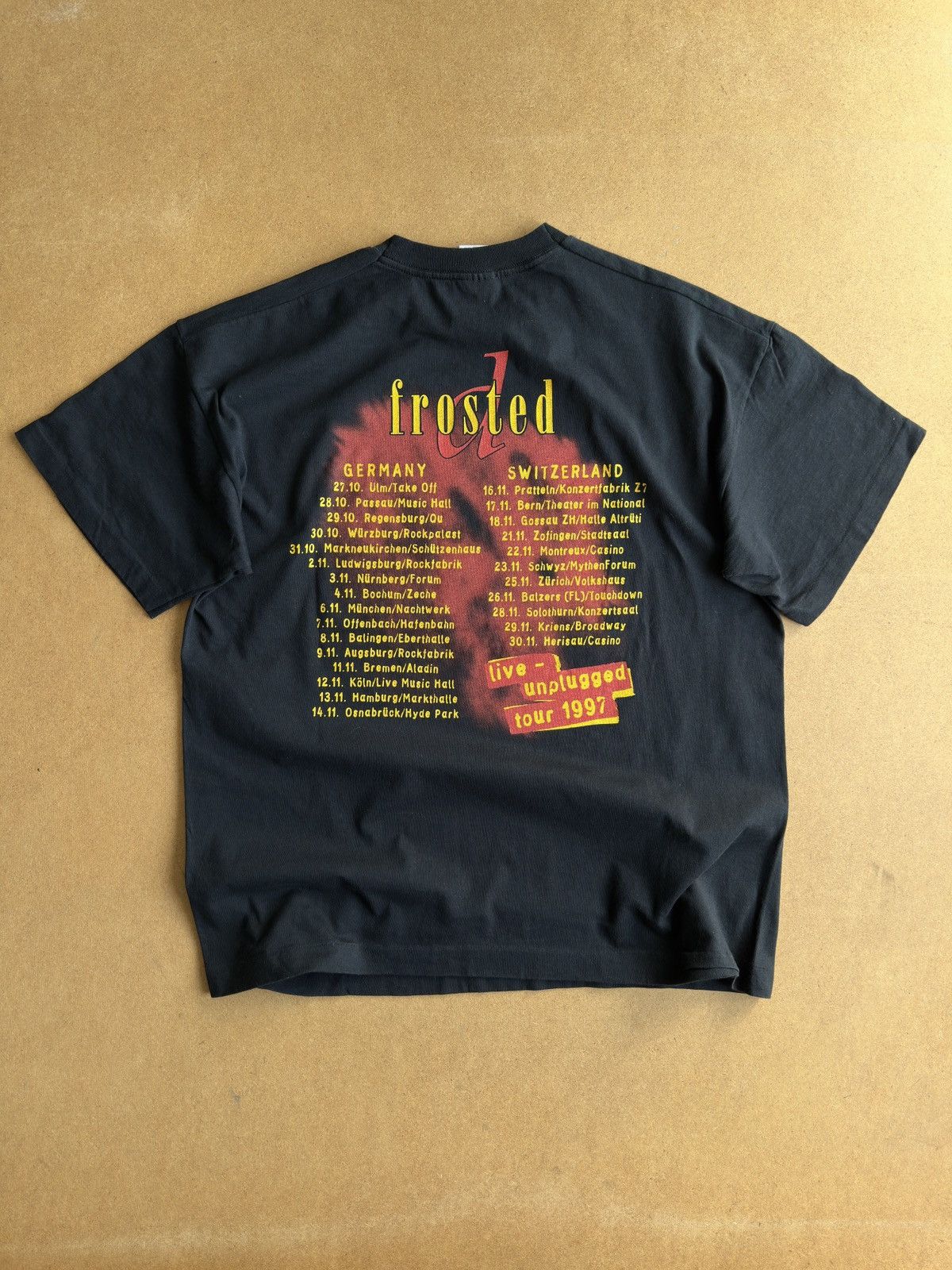 Band Tees Vintage 1997 Gotthard D Frosted Tour Band Tee Single Stitch Size US XL / EU 56 / 4 - 2 Thumbnail