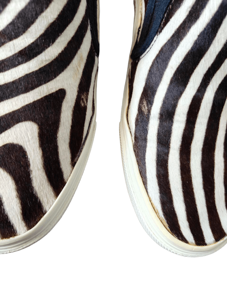 Hedi Slimane × Saint Laurent Paris Zebra Pony Slip On Size US 7 / IT 37 - 5 Thumbnail