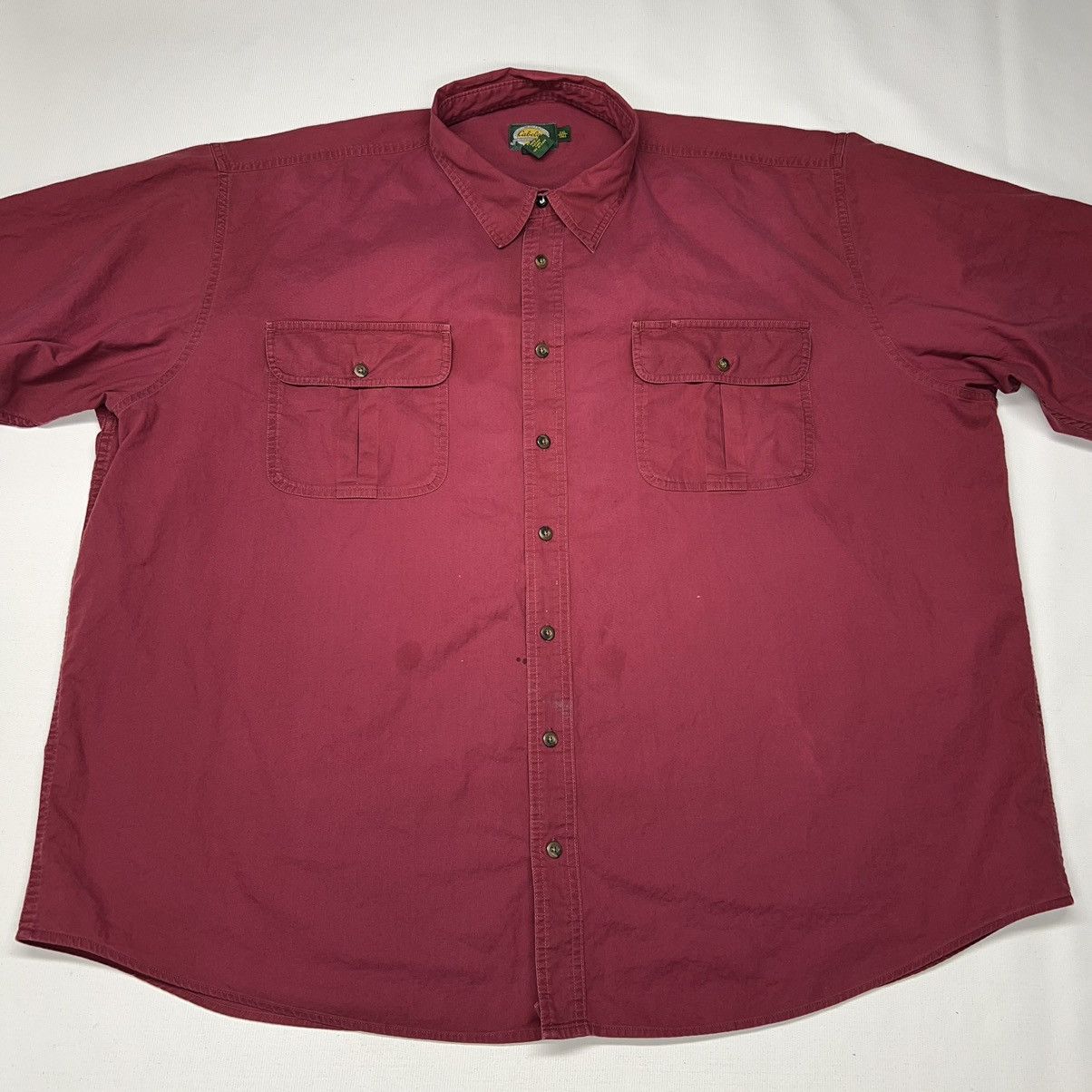 Cabelas Cabelas Button Up Shirt Red Long Sleeve Button Outdoor Gear Size US XXL / EU 58 / 5 - 2 Thumbnail