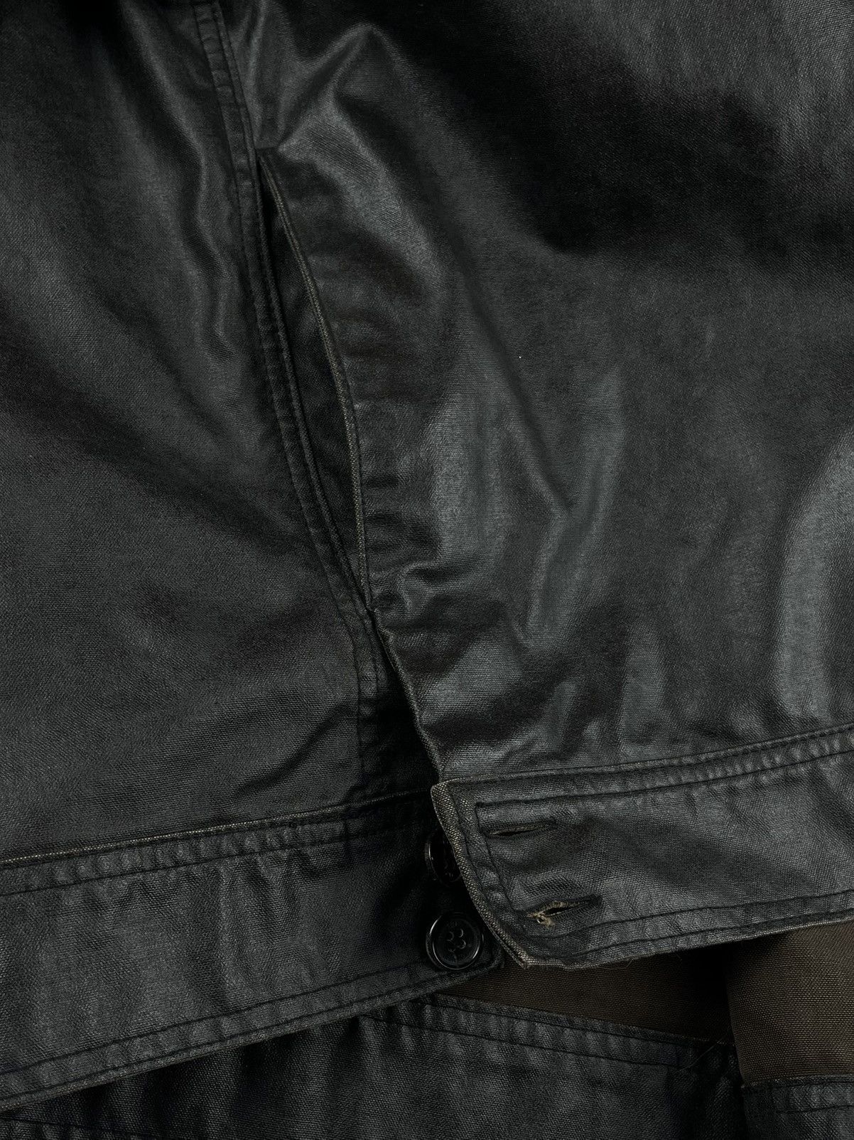 Dior AW03 Dior Homme Hedi Slimane Luster Waxed Coated Jacket Size US M / EU 48-50 / 2 - 12 Thumbnail