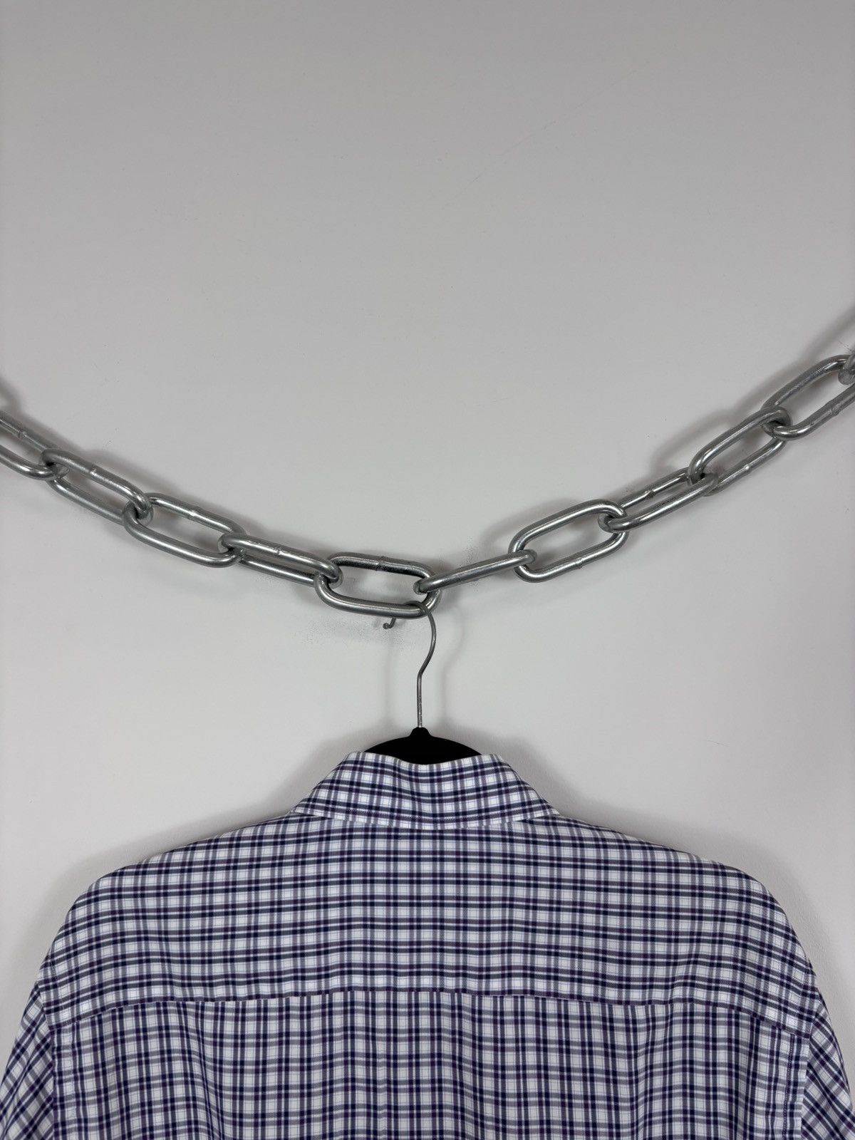 Eton Eton Men’s Contemporary Fit Multicolor Check Button Up Shirt Size US L / EU 52-54 / 3 - 16 Thumbnail