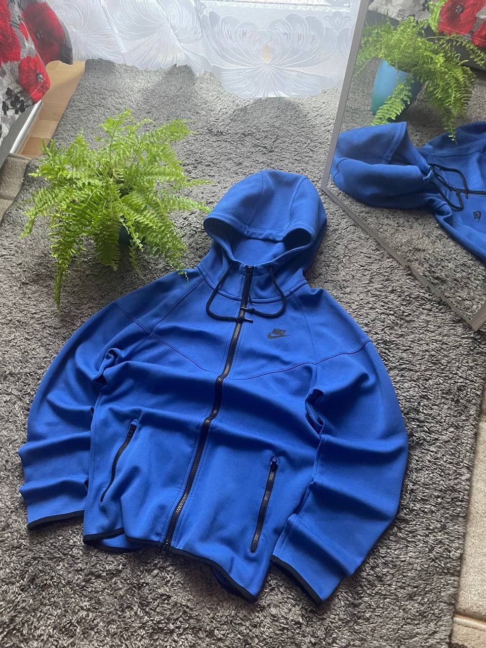 Designer × Nike Zip-Hoodie Nike Tech-Fleece Streetwear Drill Drip Logo Swag Size US S / EU 44-46 / 1 - 4 Thumbnail