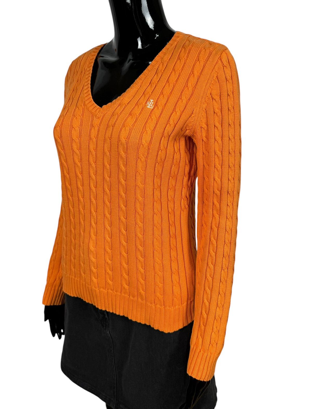 Lauren Ralph Lauren Lauren Ralph Lauren Cable Knit Sweater Cotton V-Neck size S Size S / US 4 / IT 40 - 4 Thumbnail