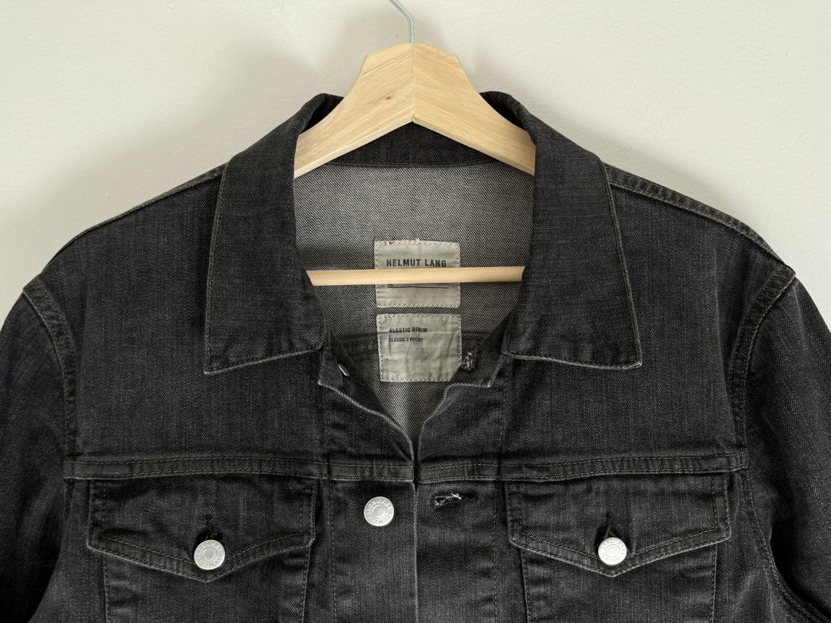 Helmut Lang SS04 "Dragonfly" elastic denim trucker Size US M / EU 48-50 / 2 - 4 Thumbnail