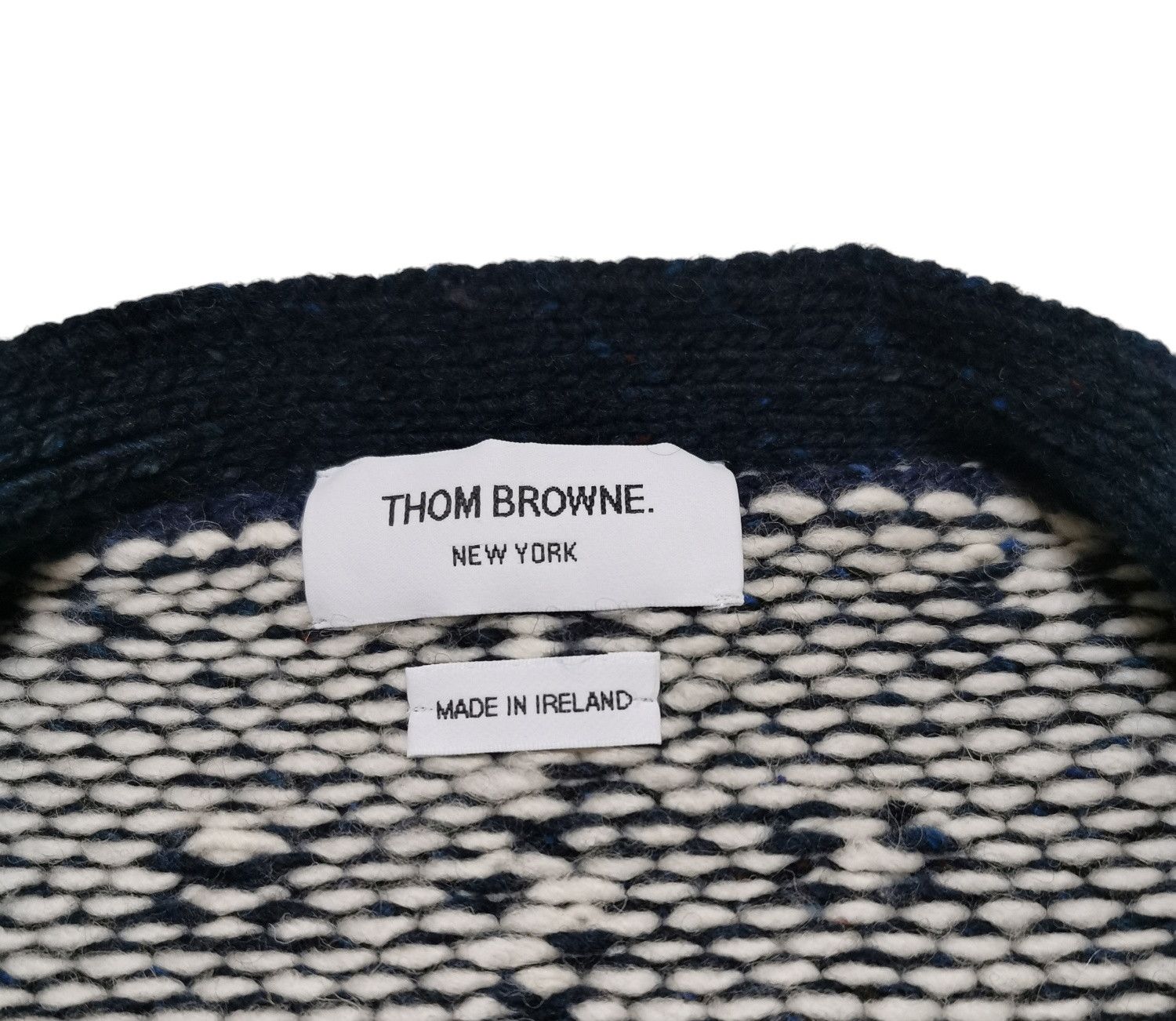 Thom Browne Thom Browne Mohair Blend 4 Bar Knit Cardigan Jacket Size US S / EU 44-46 / 1 - 20 Thumbnail