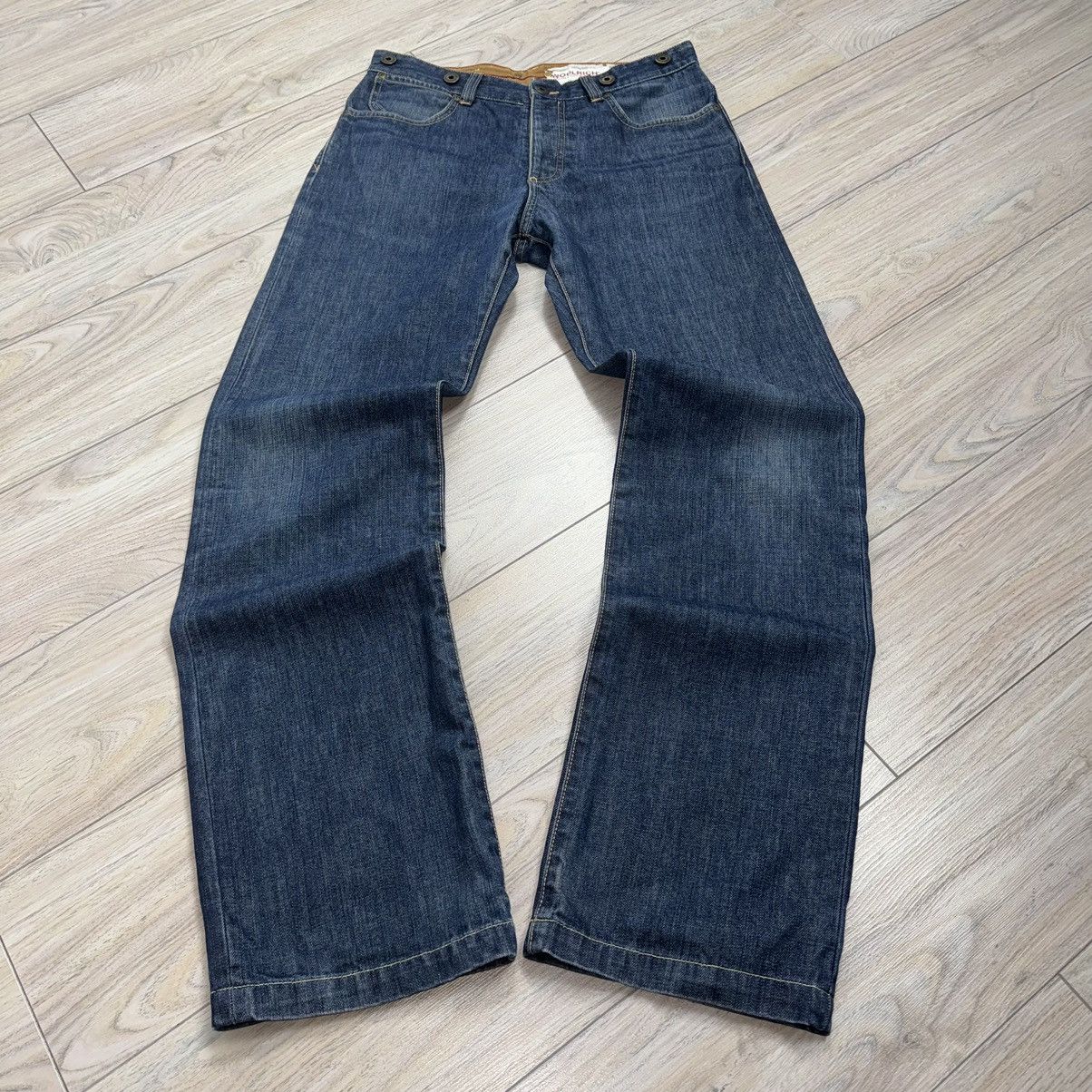 Vintage Rare Vintage Woolrich Outdoor Essential Blue Denim Jeans Size US 31 - 1 Thumbnail