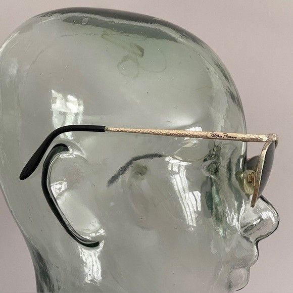 Paloma Picasso Vintage Paloma Picasso Gold Oval Cat Eye Sunglasses 🇩🇪 Size ONE SIZE - 7 Thumbnail