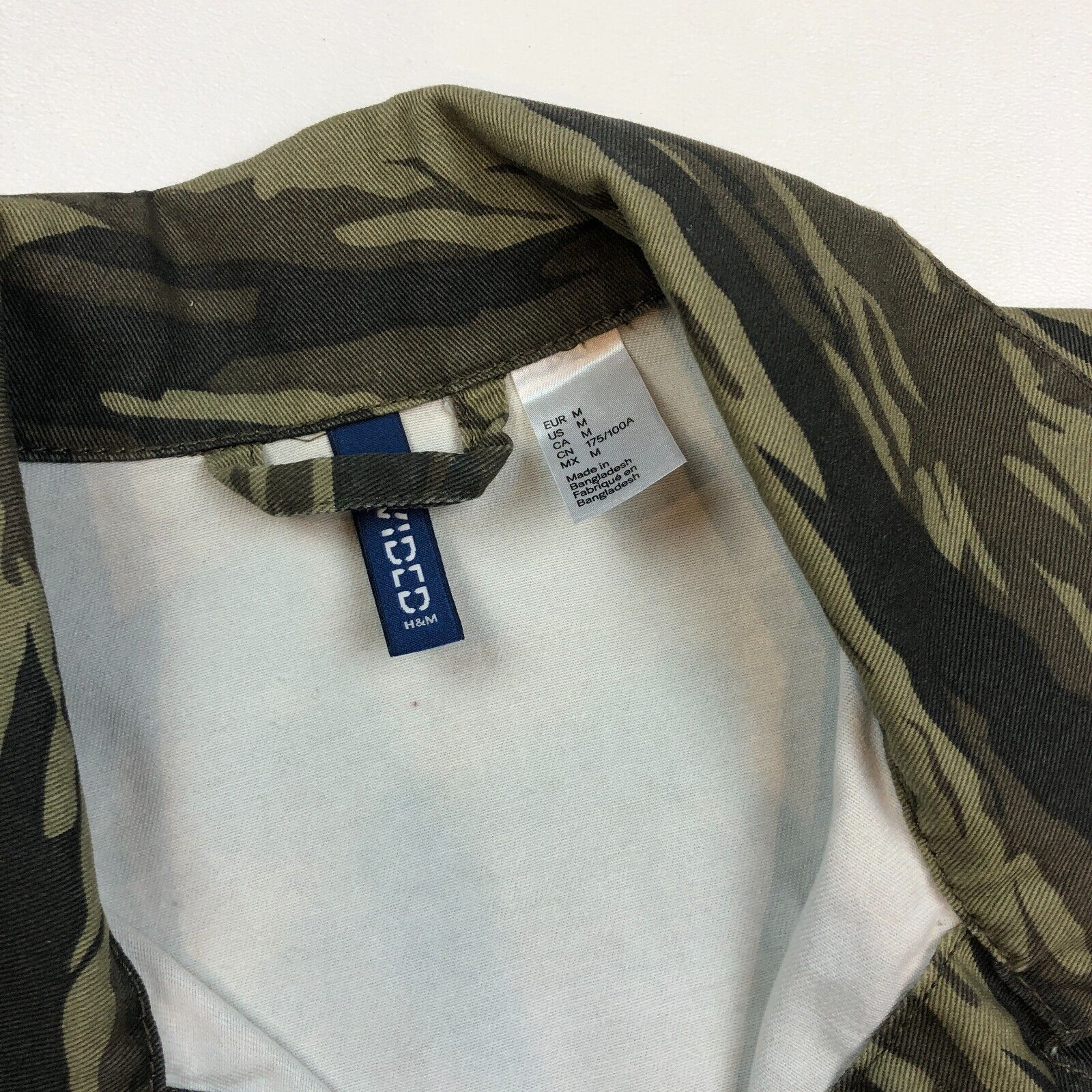 H&M Divided H&M Tiger Camo Chore Shirt Jacket Size M Medium Size US M / EU 48-50 / 2 - 4 Thumbnail