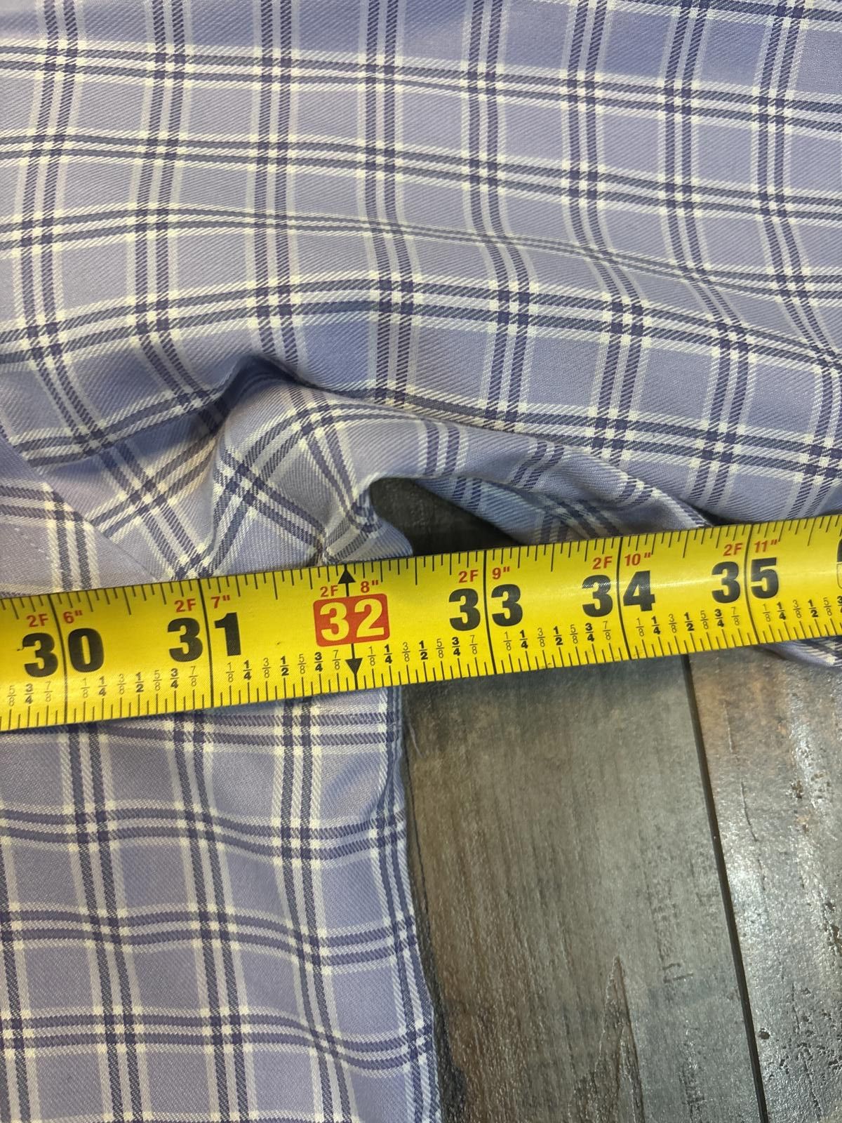 Other Jos.A.Bank Reserve Blue Plaid Long Sleeve Dress Shirt Size US M / EU 48-50 / 2 - 7 Thumbnail