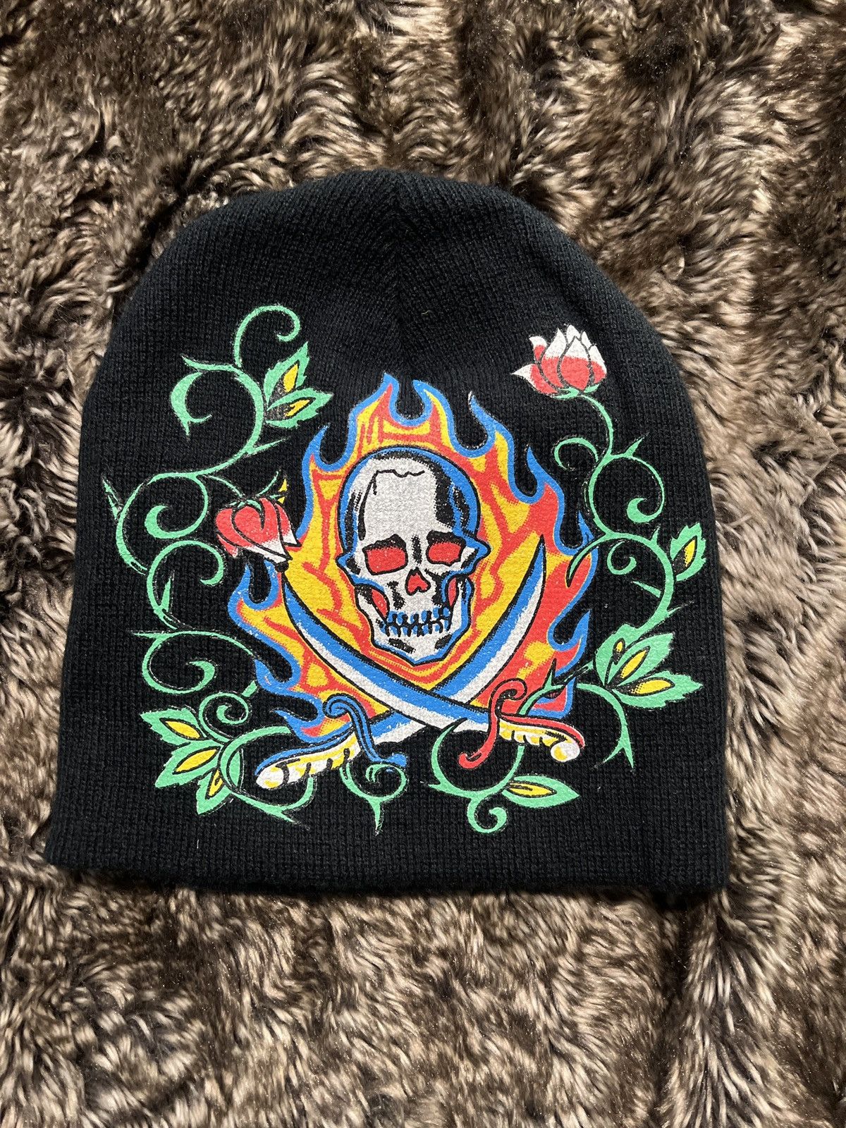 Other Black Beanie Size ONE SIZE - 1 Preview