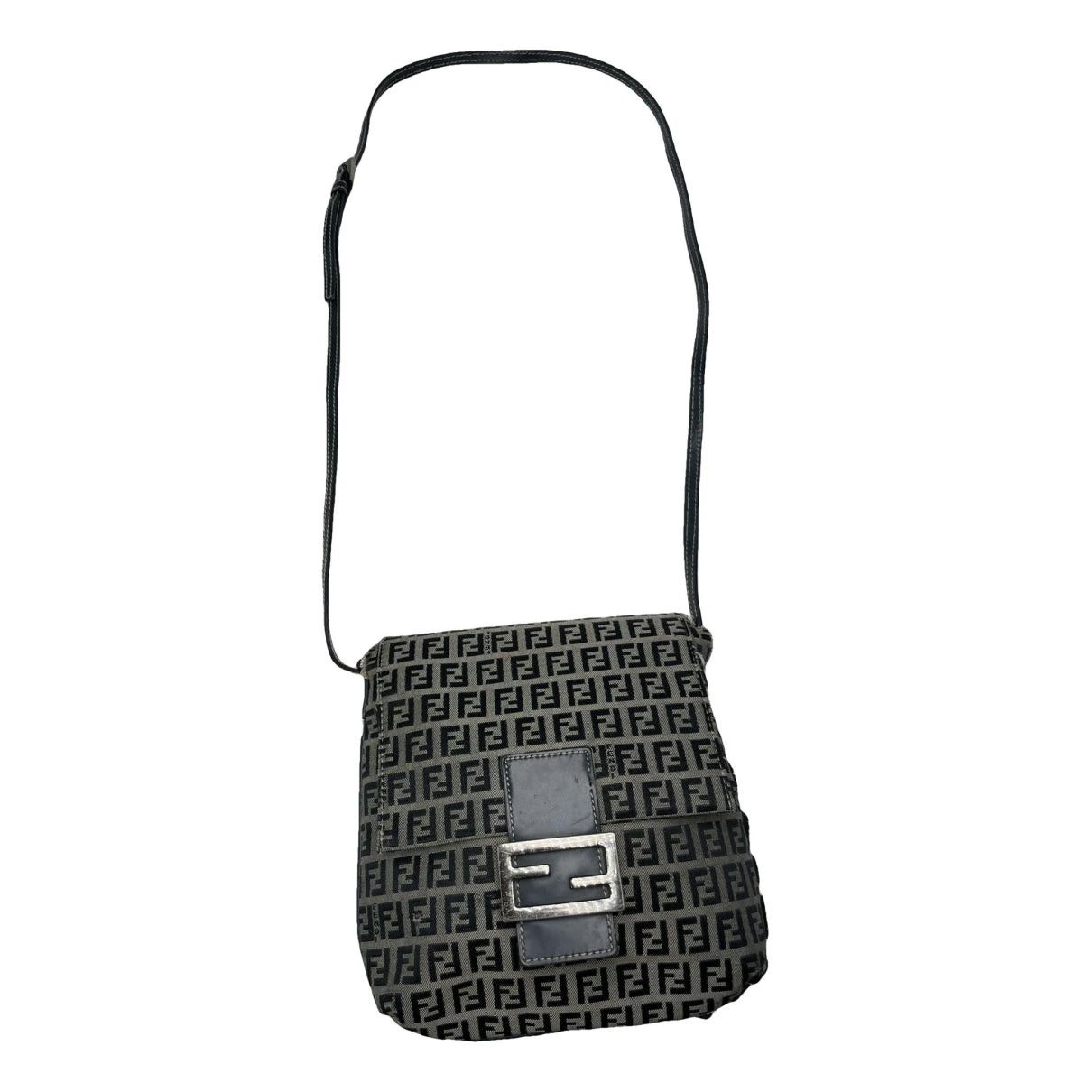 Fendi Baguette Black Cotton Handbag Size ONE SIZE - 1 Thumbnail