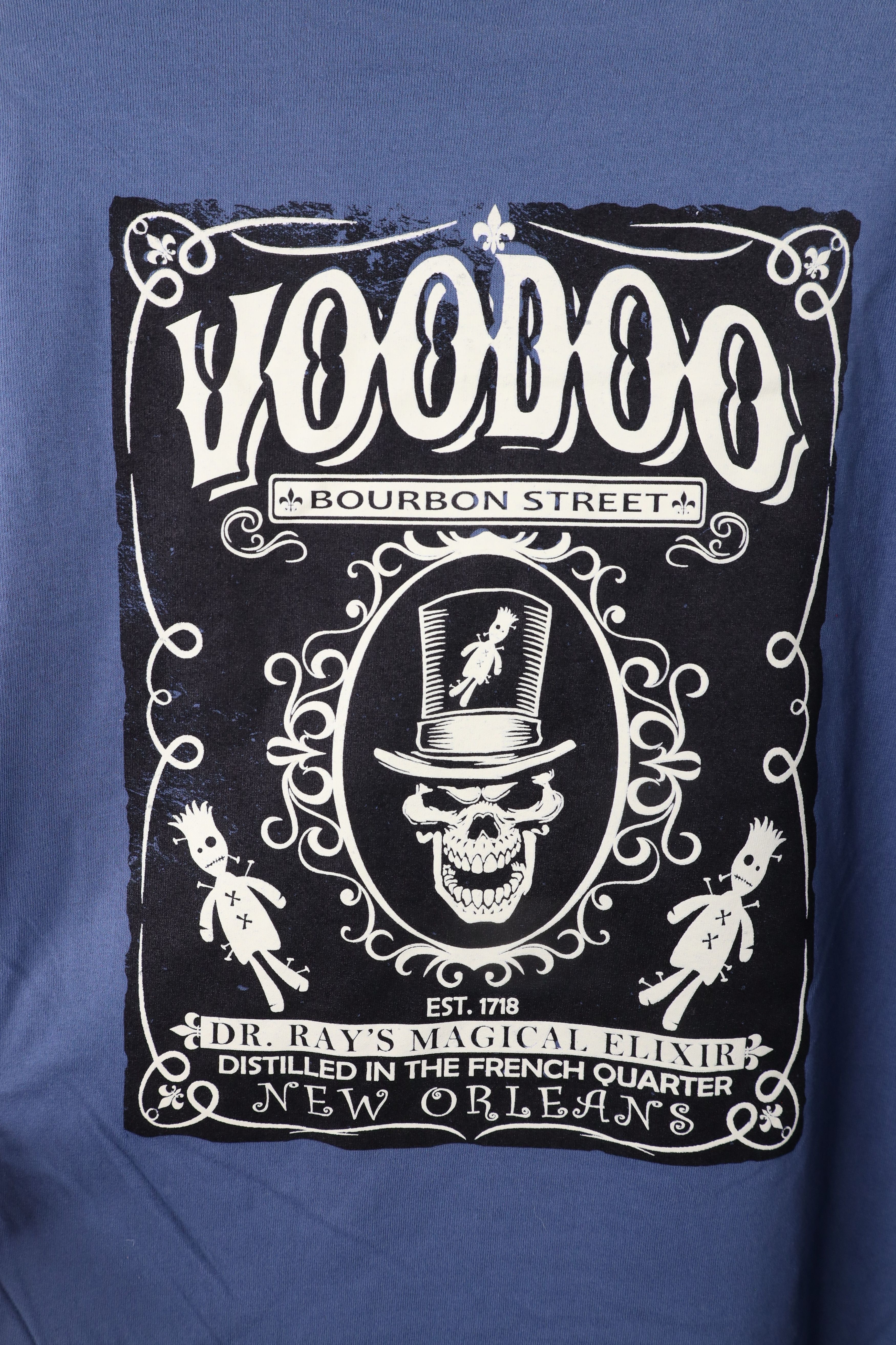 Vintage Vintage Streetwear Skull New Orleans Long Sleeve T-Shirt Size US L / EU 52-54 / 3 - 6 Thumbnail