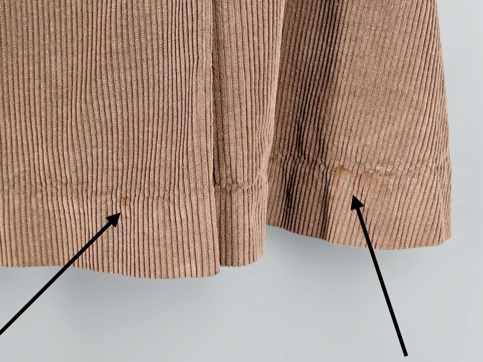 Designer 60s Brown Corduroy Dress with Button Detail Size M / US 6-8 / IT 42-44 - 5 Thumbnail