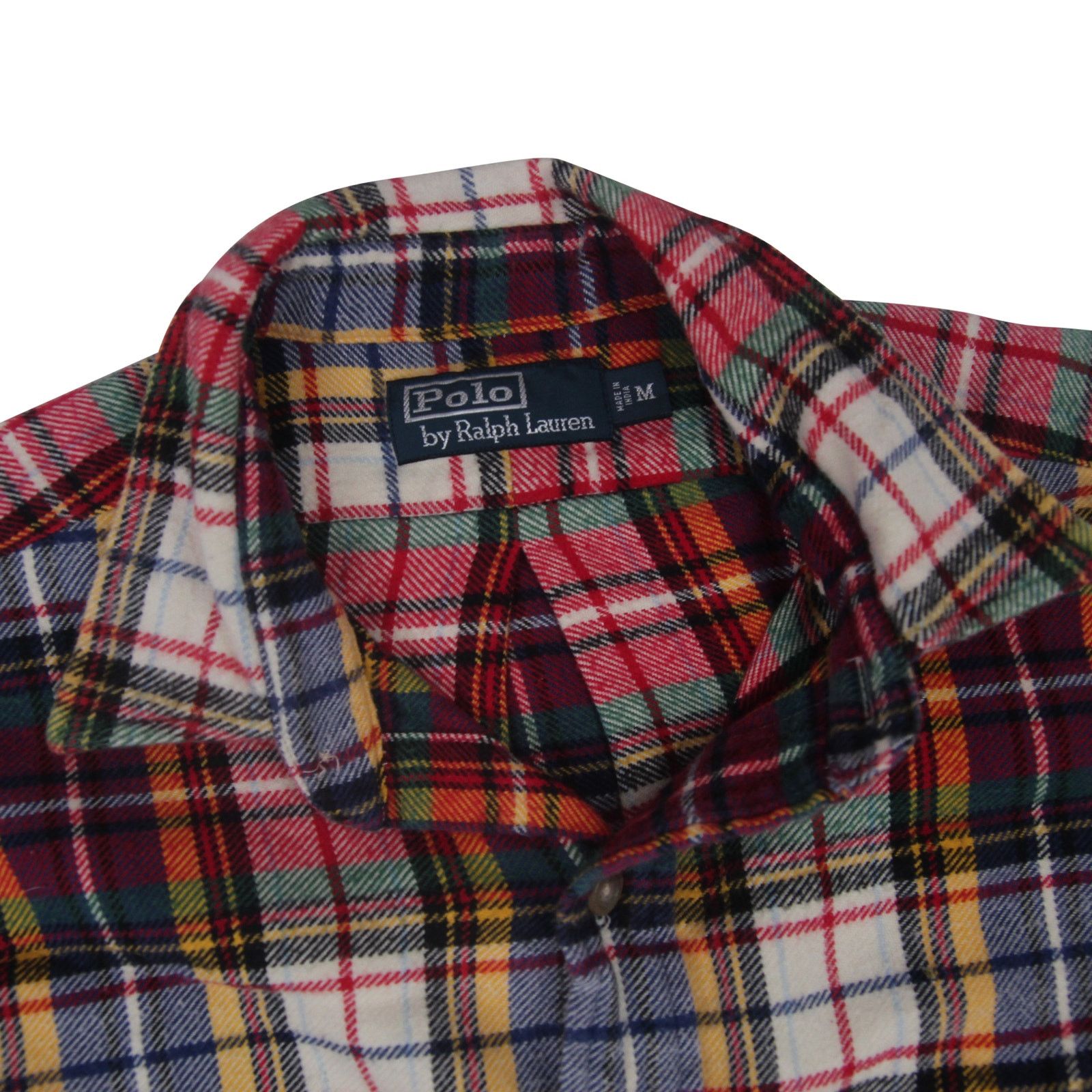Polo Ralph Lauren × Vintage Vintage Polo Ralph Lauren Ombre Faded Plaid Flannel Shirt Size US M / EU 48-50 / 2 - 4 Thumbnail