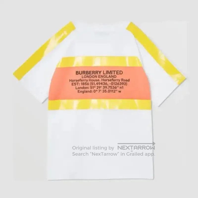 Burberry Burberry Limited White Cotton Men's T-Shirt. Size US M / EU 48-50 / 2 - 1 Thumbnail