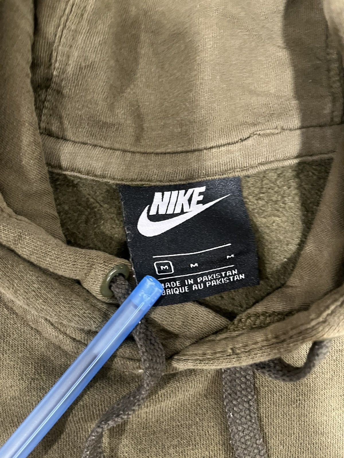Nike Nike olive embroidered hoodie Size US M / EU 48-50 / 2 - 3 Thumbnail