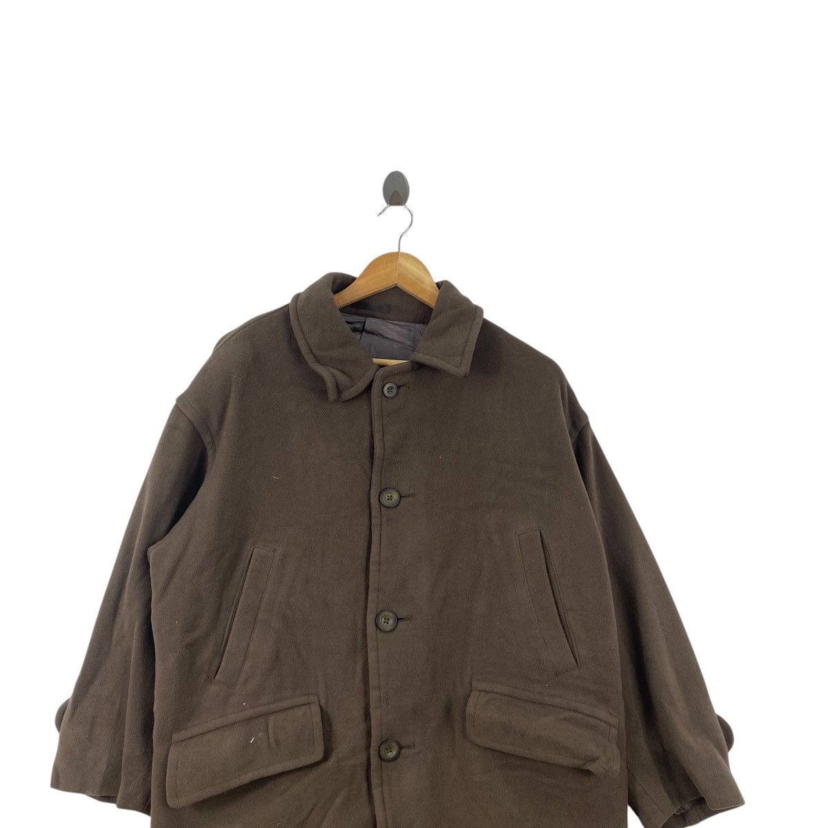 Burberry Vintage BURBERRYS VStyle Overcoat Oversized Button Front Size US M / EU 48-50 / 2 - 2 Thumbnail