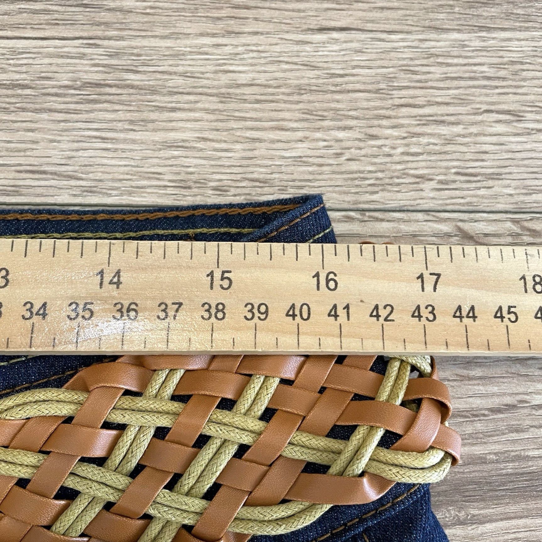 Vintage VINTAGE Nofuze Jeans Women's Bermuda Shorts Size 12 Blue Cotton Blend Denim Stretch Mid Rise Size 34" / US 12 / IT 48 - 4 Thumbnail