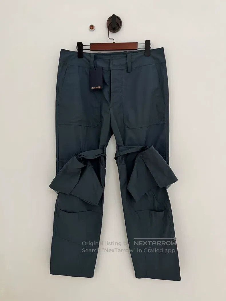Louis Vuitton Louis Vuitton Blue Lace-Up Pocket Three-Flower Overalls pa Size US 42 / EU 58 - 1 Thumbnail