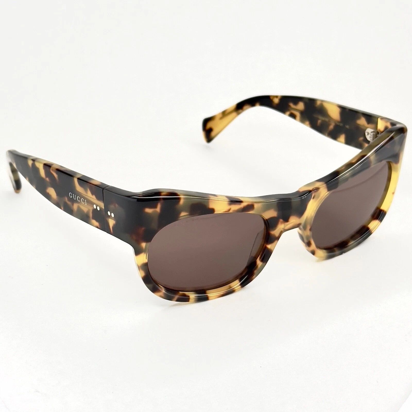 Gucci GUCCI Gg0870s 0870 Havana Brown Designer Runway Unisex 003 Size ONE SIZE - 6 Thumbnail