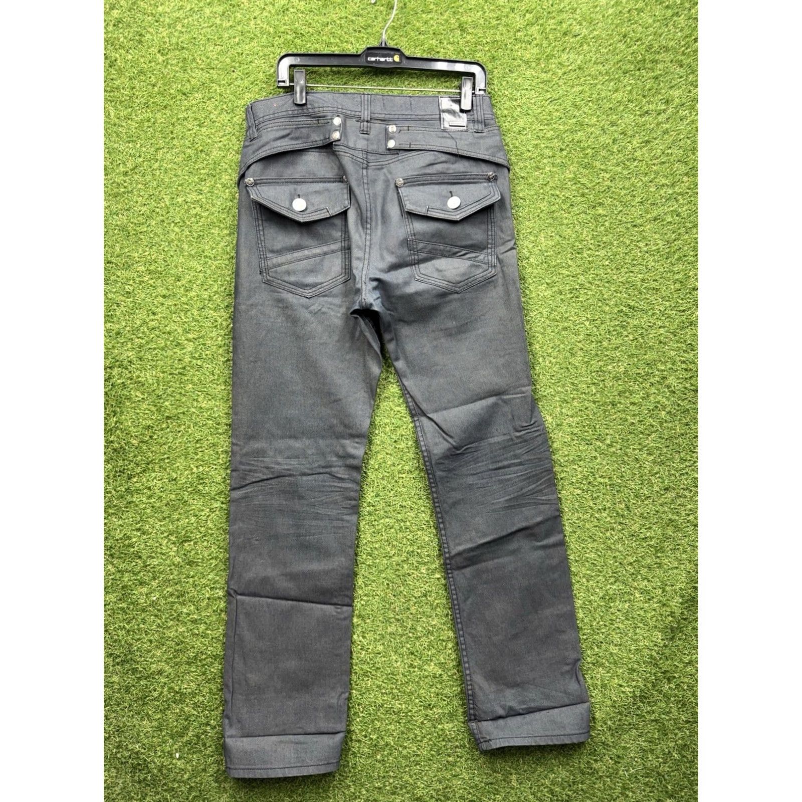 Southpole South Pole Jeans Mens 34x34 Gray Denim Y2K Vintage Hip Hop Grunge Straight 5-Pocket Regular Waist 34in Cotton Denim Baggy Style Size US 34 / EU 50 - 2 Thumbnail