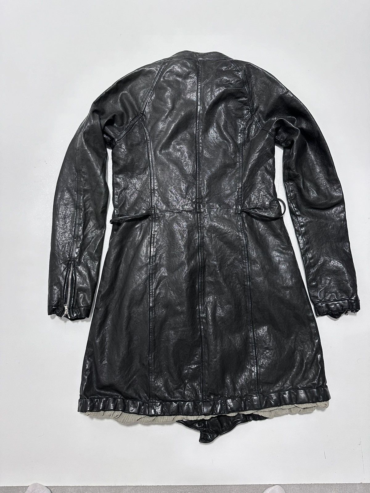 Giorgio Brato Giorgio Brato Leather Trench Coats Organic Edition Size 42 Size M / US 6-8 / IT 42-44 - 6 Thumbnail