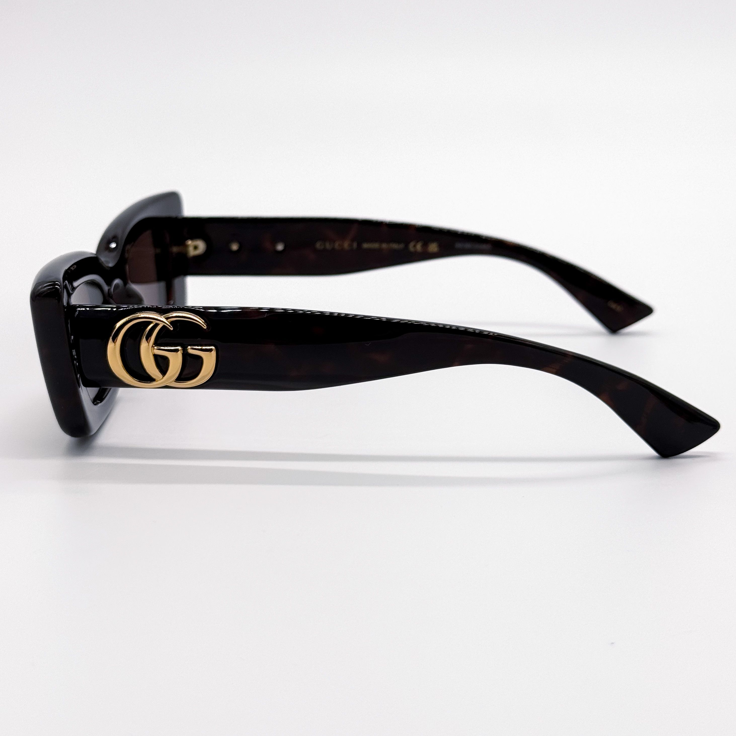 Gucci NEW GUCCI GG1827S 002 WOMEN DARK HAVANA SUNGLASSES GUCCI Size ONE SIZE - 9 Thumbnail