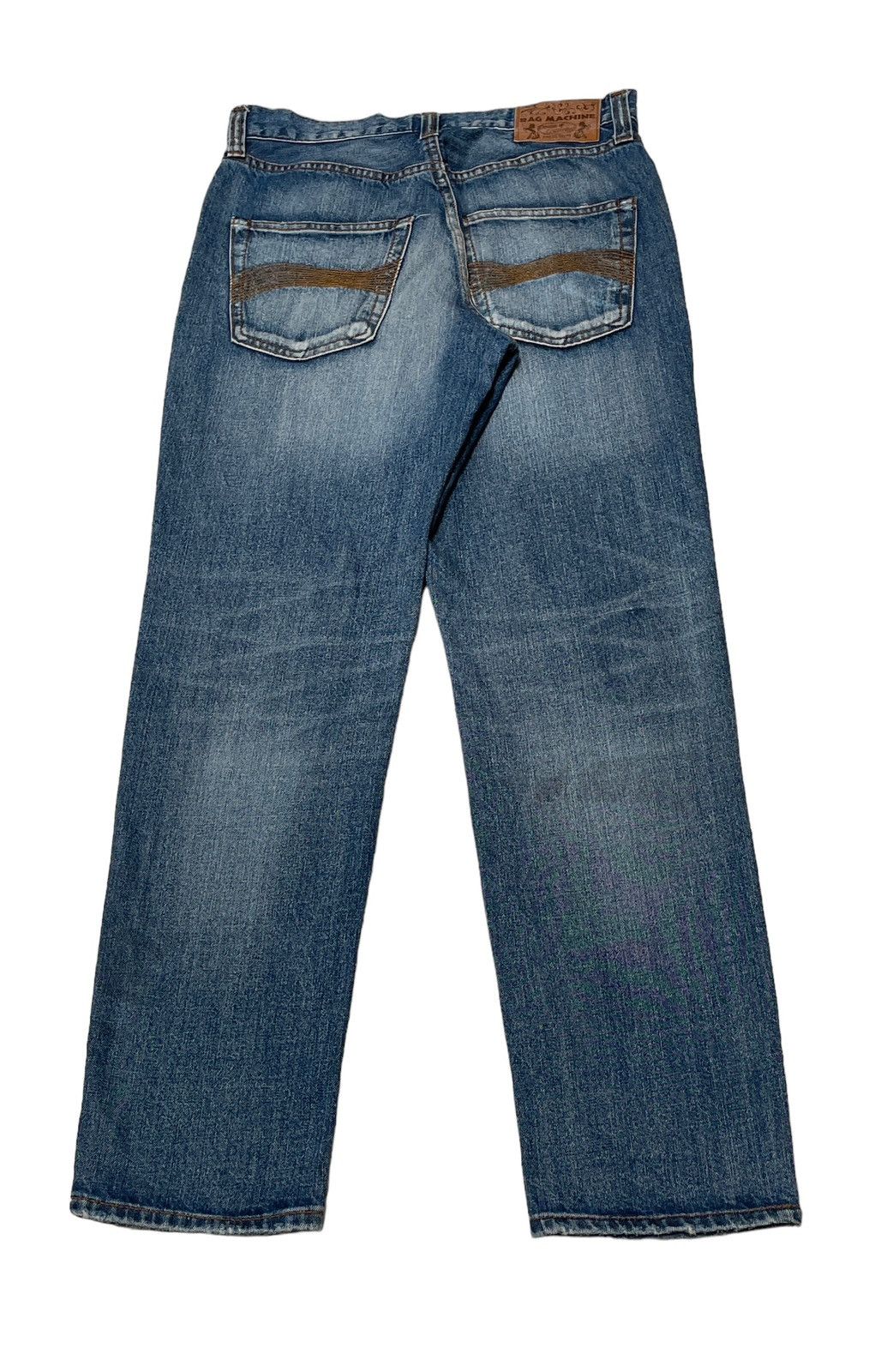 Japanese Brand × Vintage Vintage Japanese Brand Rag Machine Distressed Jeans 1990s Size US 31 - 2 Thumbnail