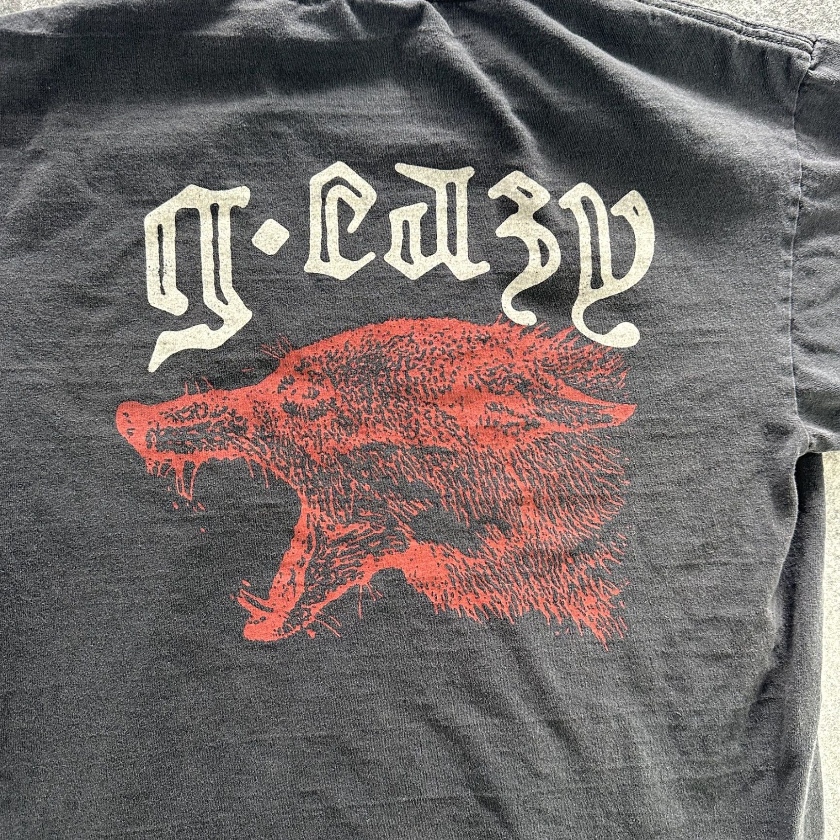 Vintage G-Eazy Shirt Mens Medium Black Wolf Graphic Signature Series Hip Hop Tour Tee Size US M / EU 48-50 / 2 - 5 Thumbnail