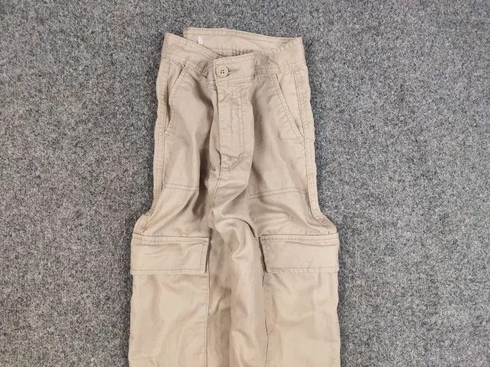 Japanese Brand Vintage Japanese Casual Beige Baggy Cargo Pants Y2K Style Size US 32 / EU 48 - 6 Thumbnail