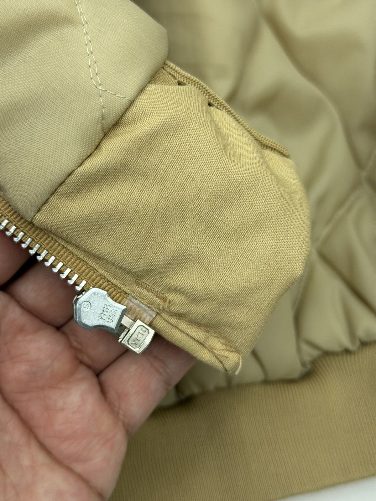 Swingster Vtg 80s Swingster Quilted Lined Tan & Green Corduroy USA L Size US L / EU 52-54 / 3 - 8 Thumbnail