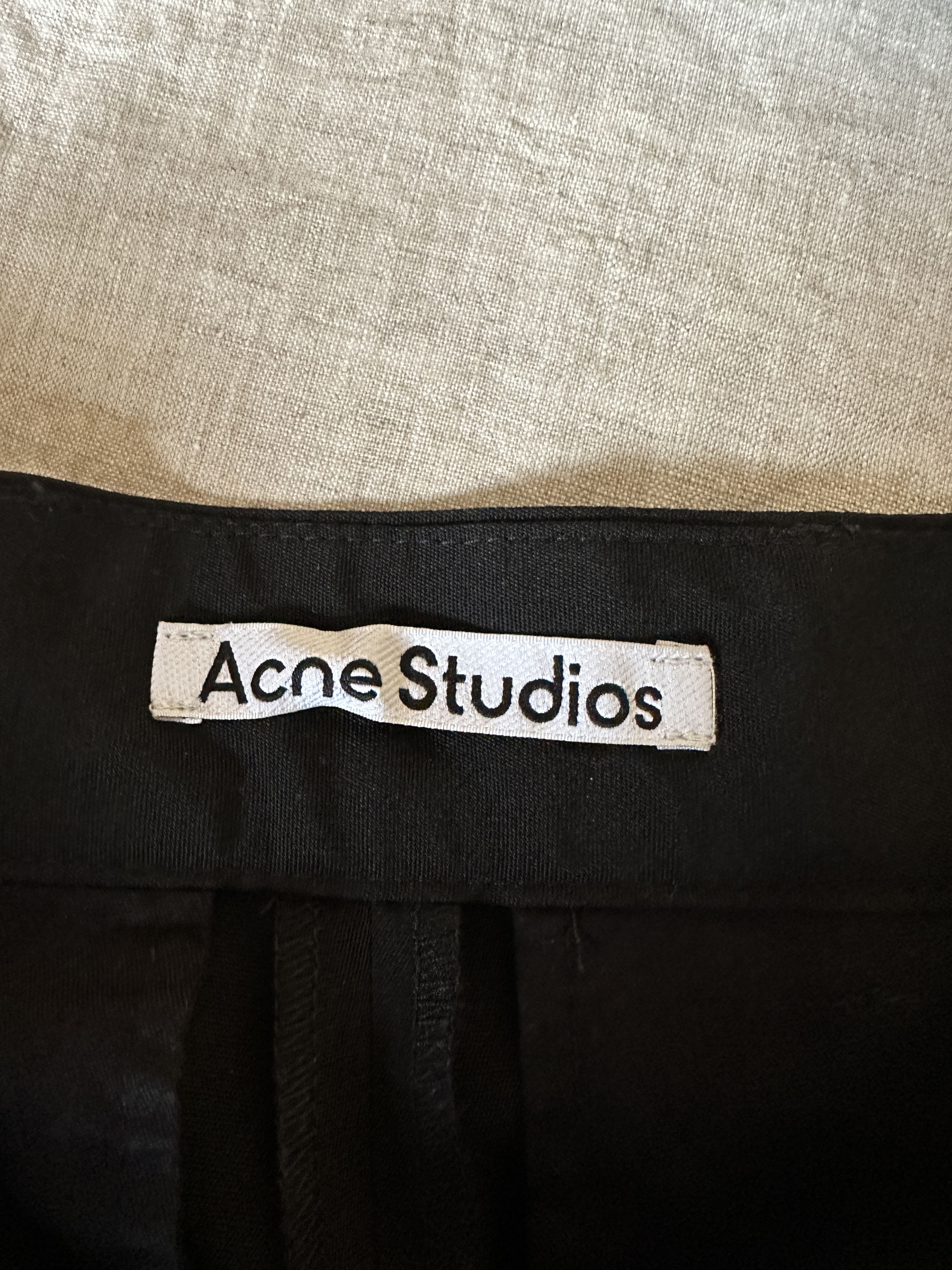 Acne Studios Acne Studios Wide Leg Wool Trousers Size US 32 / EU 48 - 4 Thumbnail