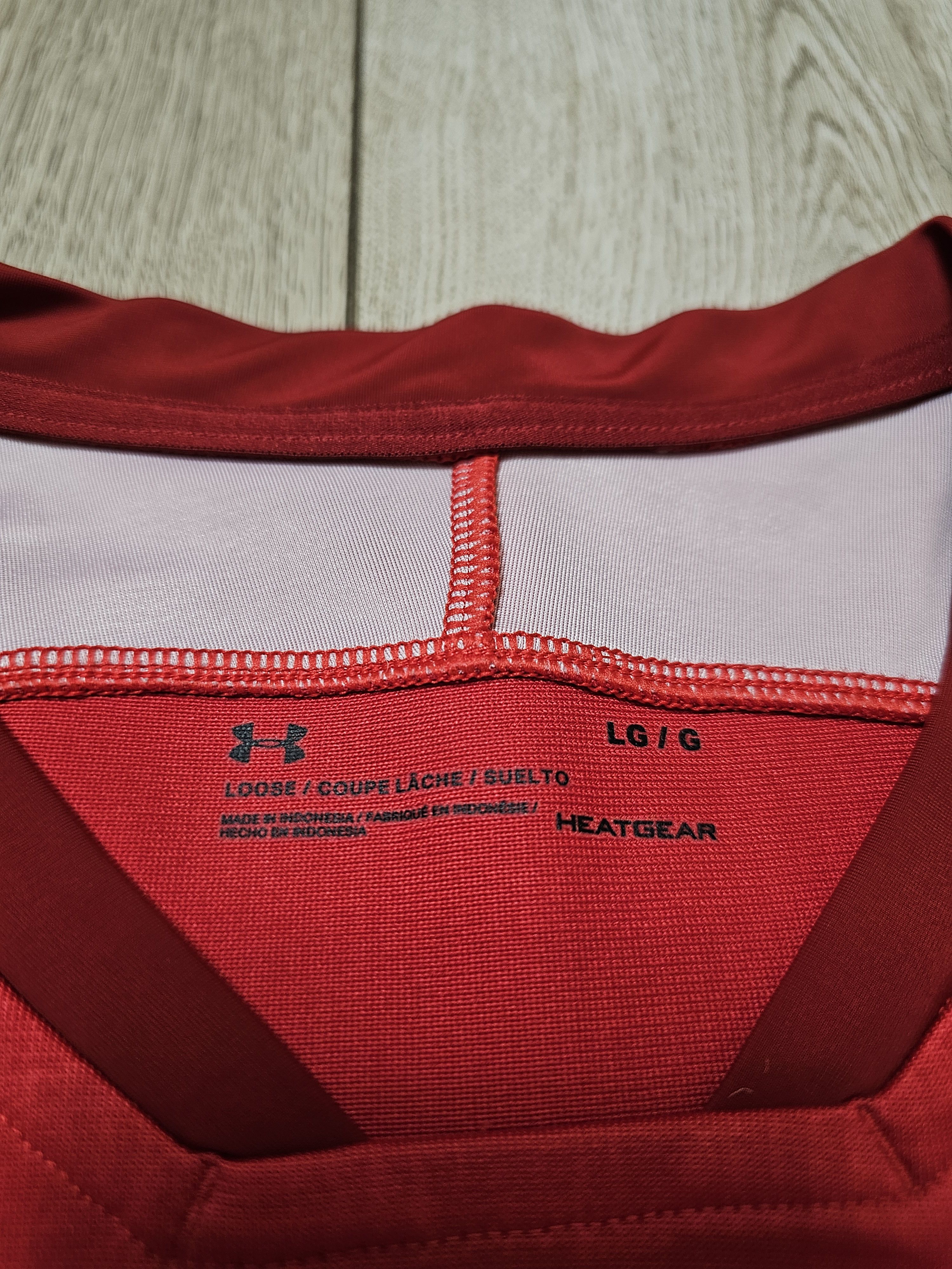 Under Armour WALES RUGBY JERSEY HOME 2019 SHIRT WRU RUGBY JERSEY RED RARE Size US L / EU 52-54 / 3 - 6 Thumbnail