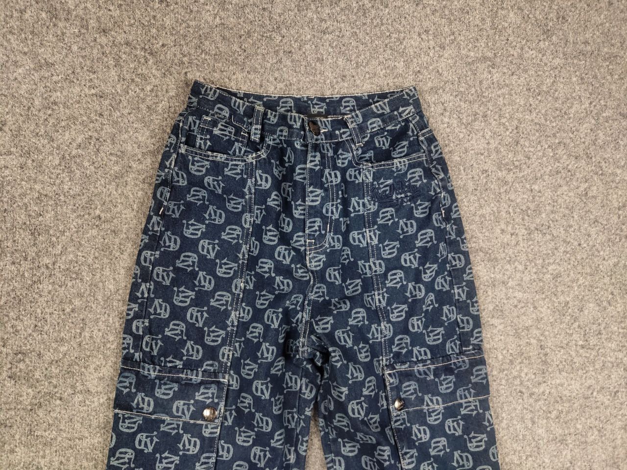 Von Dutch Vintage Von Dutch Y2K Print Cargo Baggy Bomdage Jeans Size US 30 / EU 46 - 8 Thumbnail