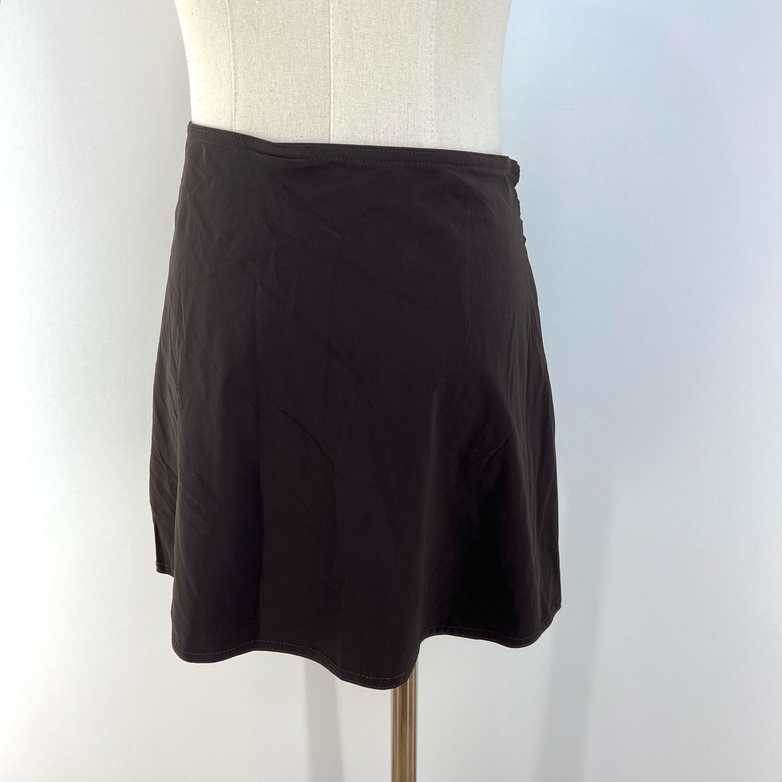 Other Karla Colletto Bande Aline Skirt Swim Chocolate Brown Size ONE SIZE - 4 Thumbnail