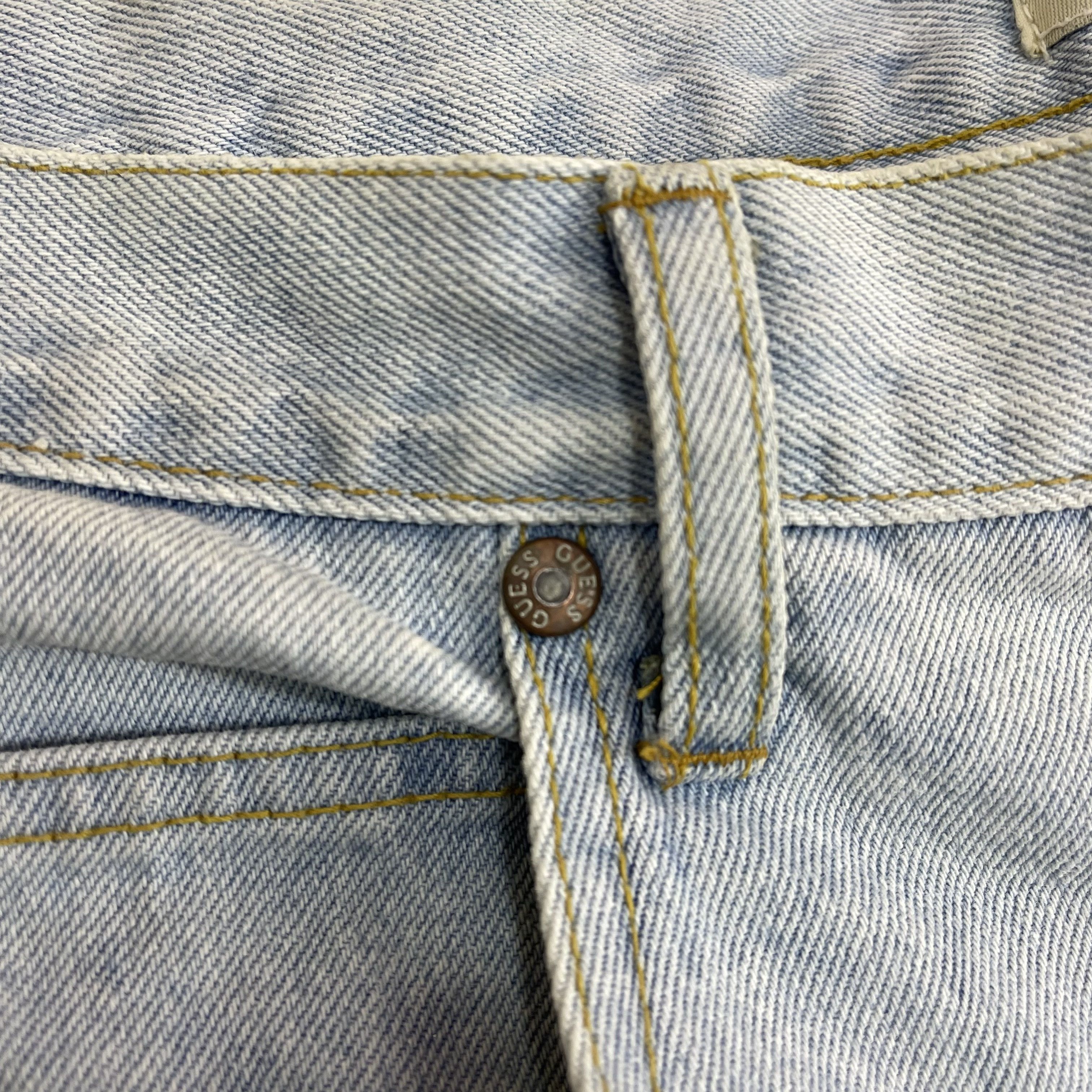 Guess 90s Vintage GUESS Custom Acid Wash Denim #1219/AQ Size US 38 / EU 54 - 7 Thumbnail