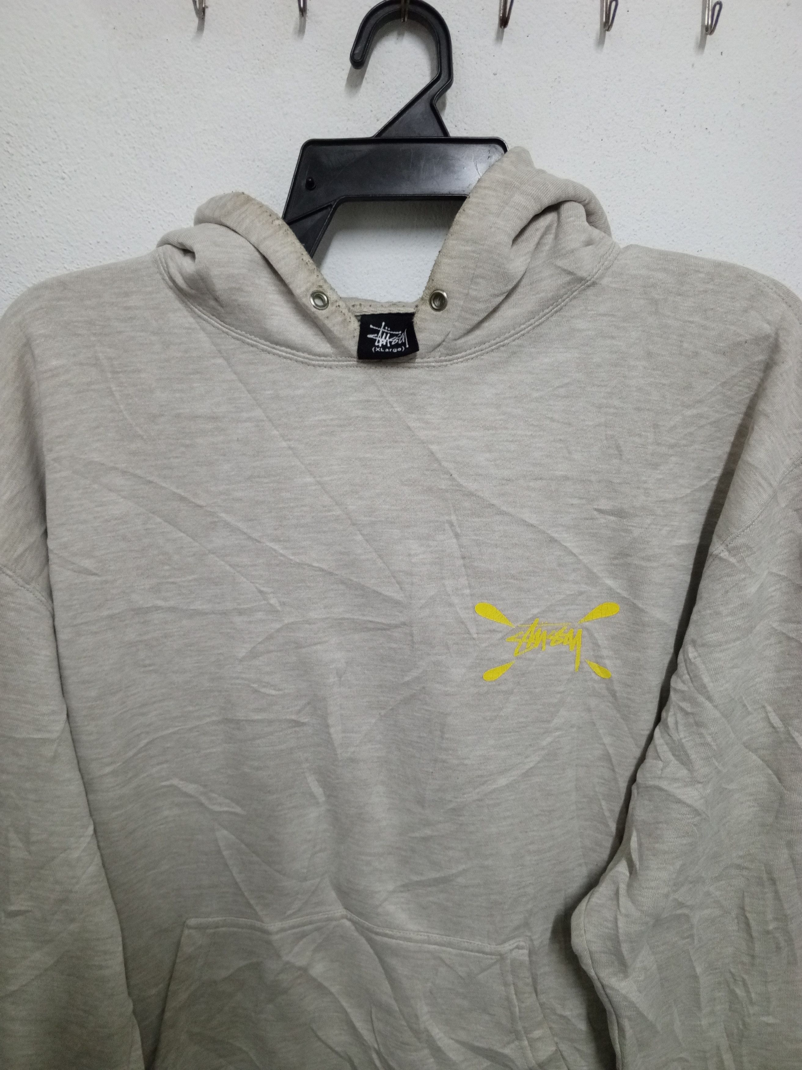 Stussy vintage 99-2000 Y2K hoddies Stussy yellow logo Size US XXL / EU 58 / 5 - 7 Thumbnail