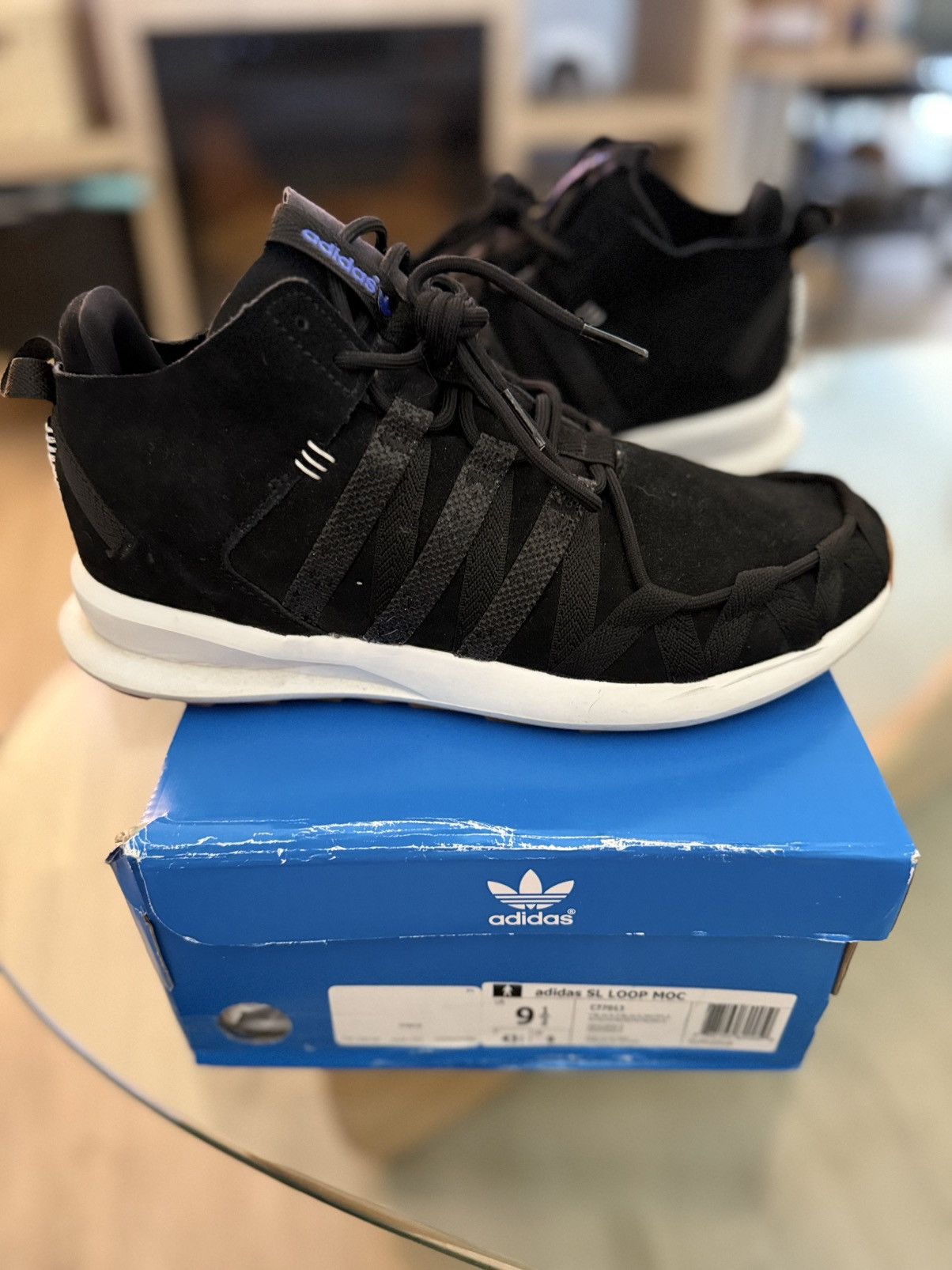 Adidas Adidas Sl Loop Moc black white size 9.5 Size US 9.5 / EU 42-43 - 7 Thumbnail