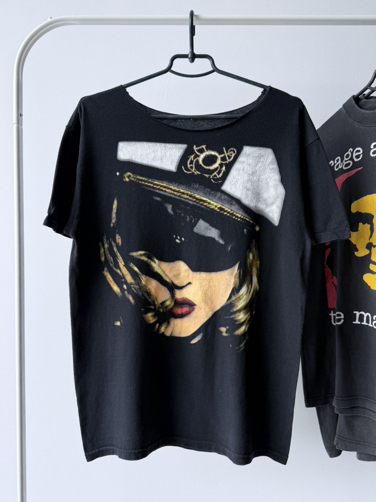 Band Tees Vintage Y2K Madonna Everybody Is A Star Trashed T-Shirt Tee Size US M / EU 48-50 / 2 - 1 Thumbnail