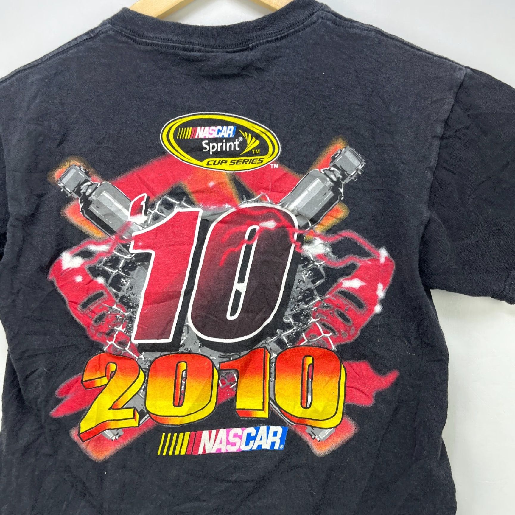 NASCAR VINTAGE NASCAR Racing Thunder T-Shirt XS Men Black Size US XS / EU 42 / 0 - 5 Thumbnail