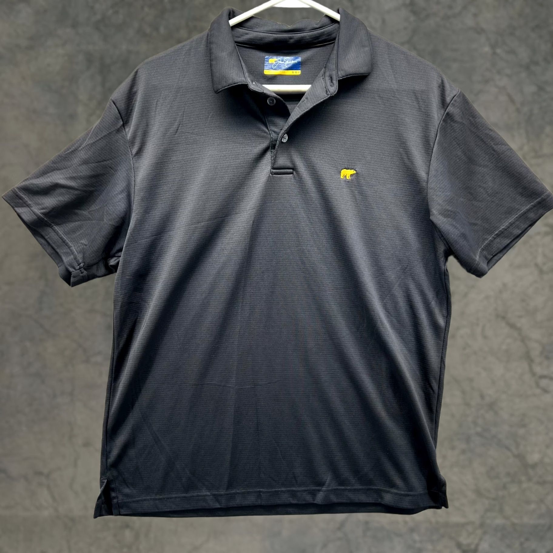 Vintage VINTAGE Jack Nicklauss Polo Shirt Mens Medium Black Preppy Knit Golf Golfer Stretch Size US M / EU 48-50 / 2 - 1 Thumbnail