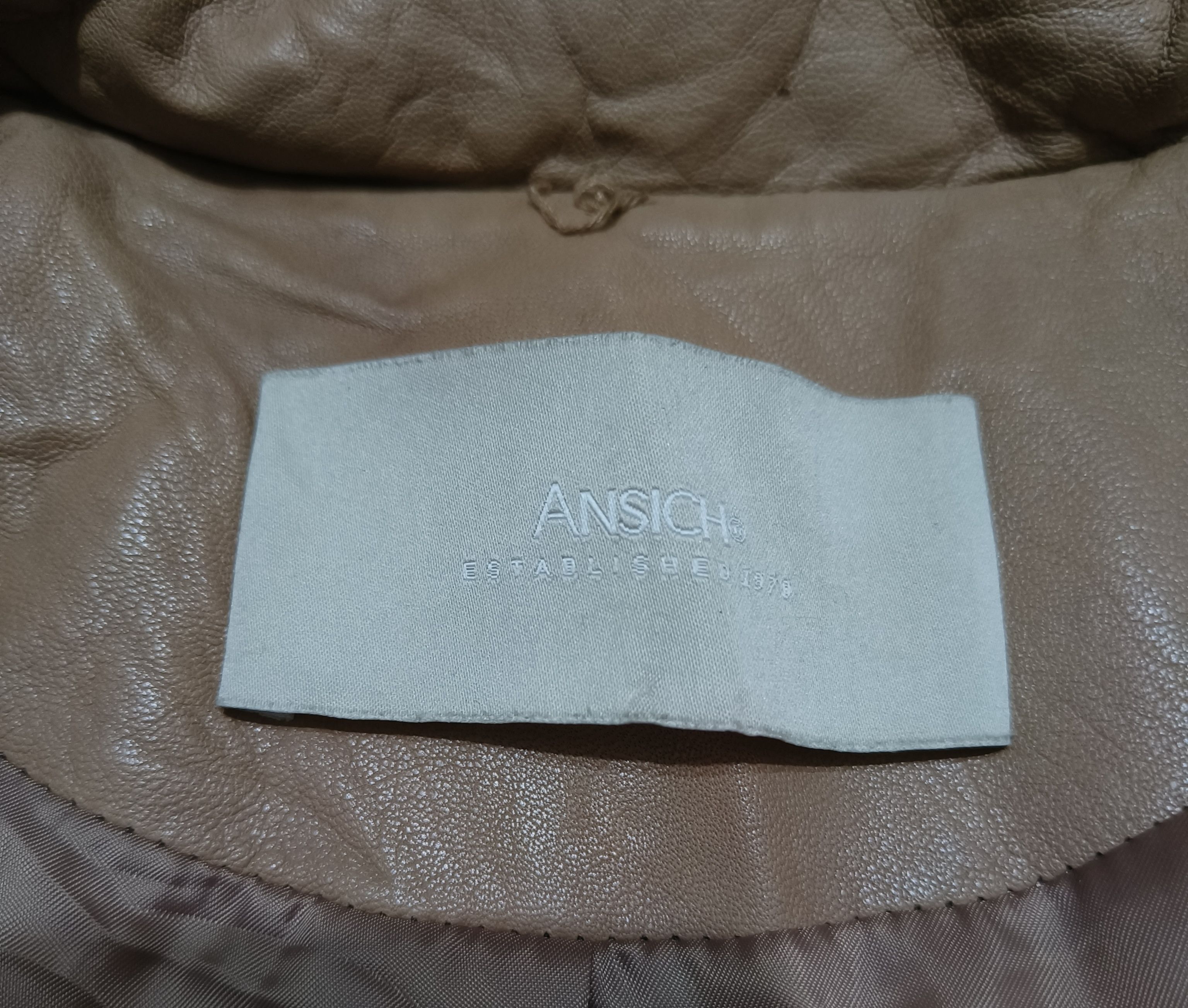 Vintage Vintage ANSICH Goose Down Puffer Sheepskin Leather Jacket Size US M / EU 48-50 / 2 - 6 Thumbnail