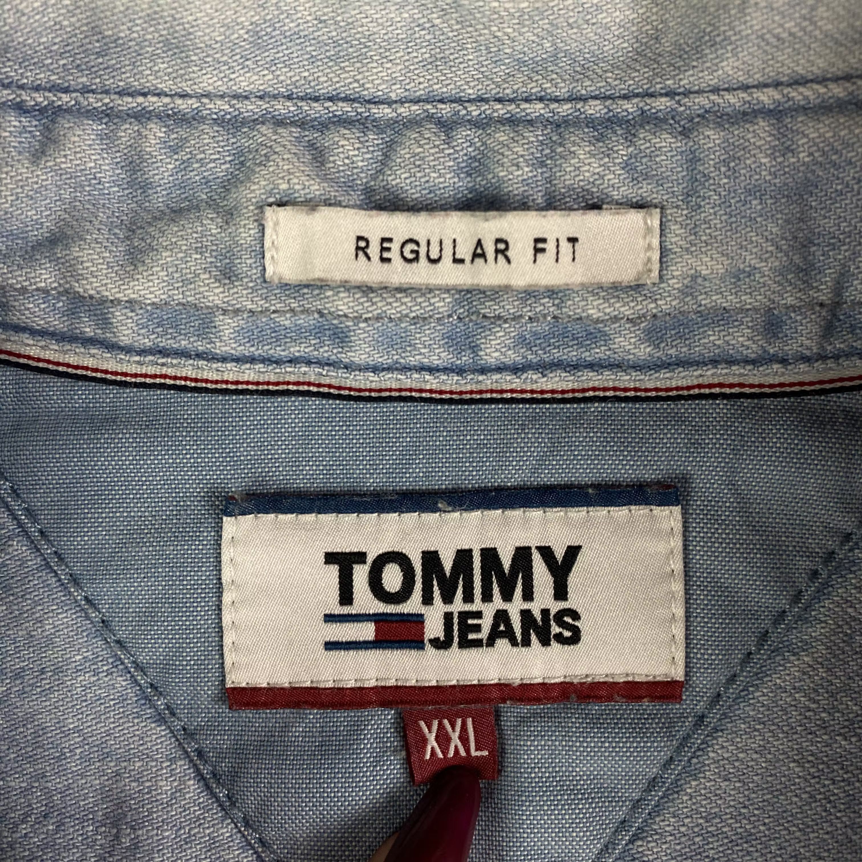 Tommy Hilfiger × Vintage Mens Shirt Long Sleeve Tommy Hilfiger Vintage Size XXL 2XL Size US XXL / EU 58 / 5 - 5 Thumbnail