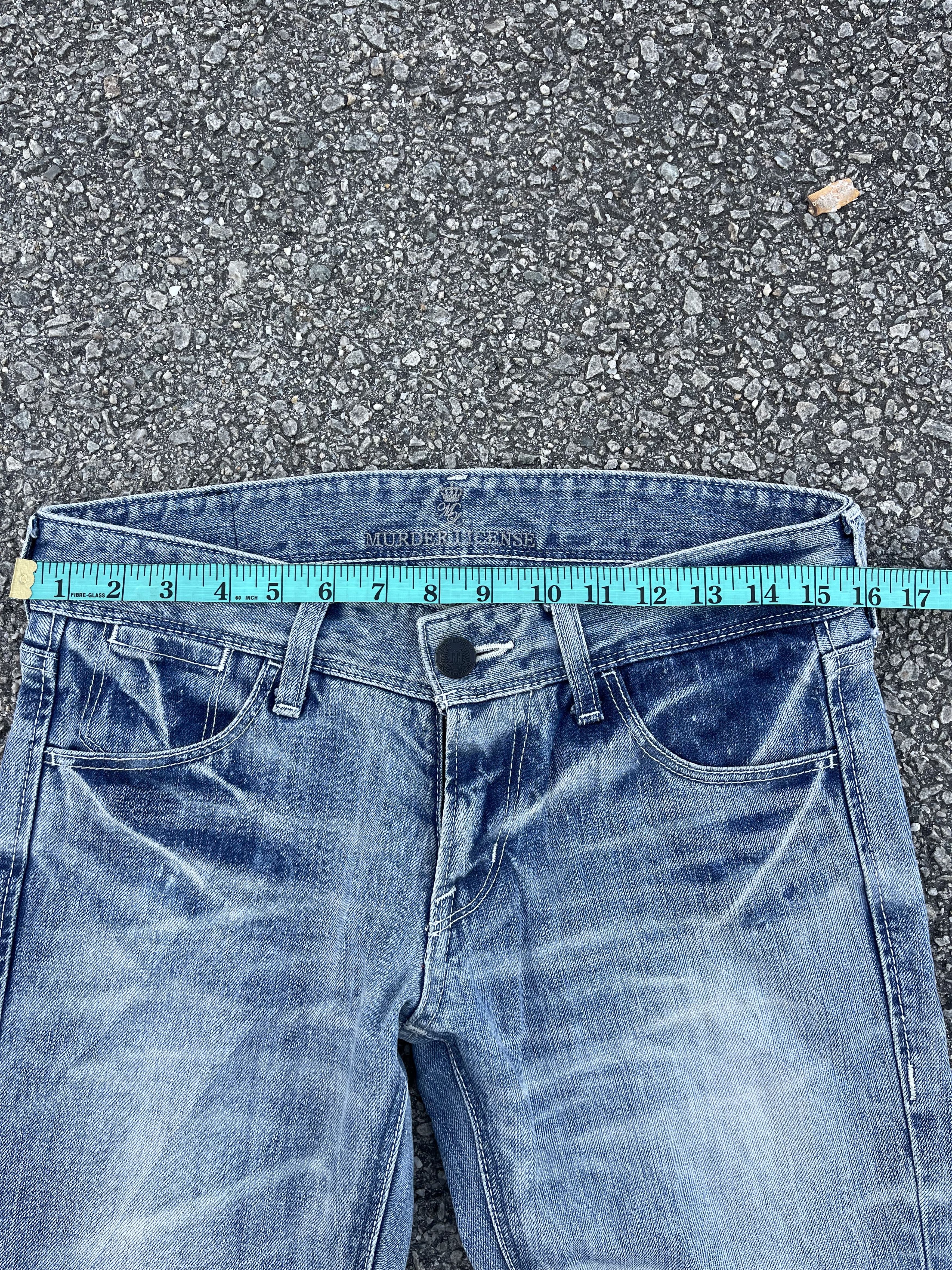 Le Grande Bleu (L.G.B.) Murder License Flare Low Rise Jeans Blue faded of the day Size US 32 / EU 48 - 8 Thumbnail