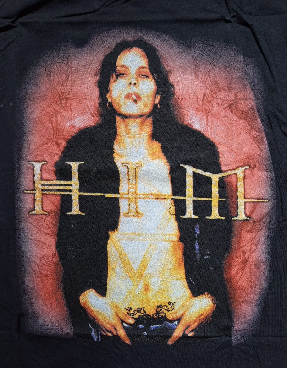 Band Tees HIM x Vintage T-Shirt Size US XL / EU 56 / 4 - 3 Thumbnail