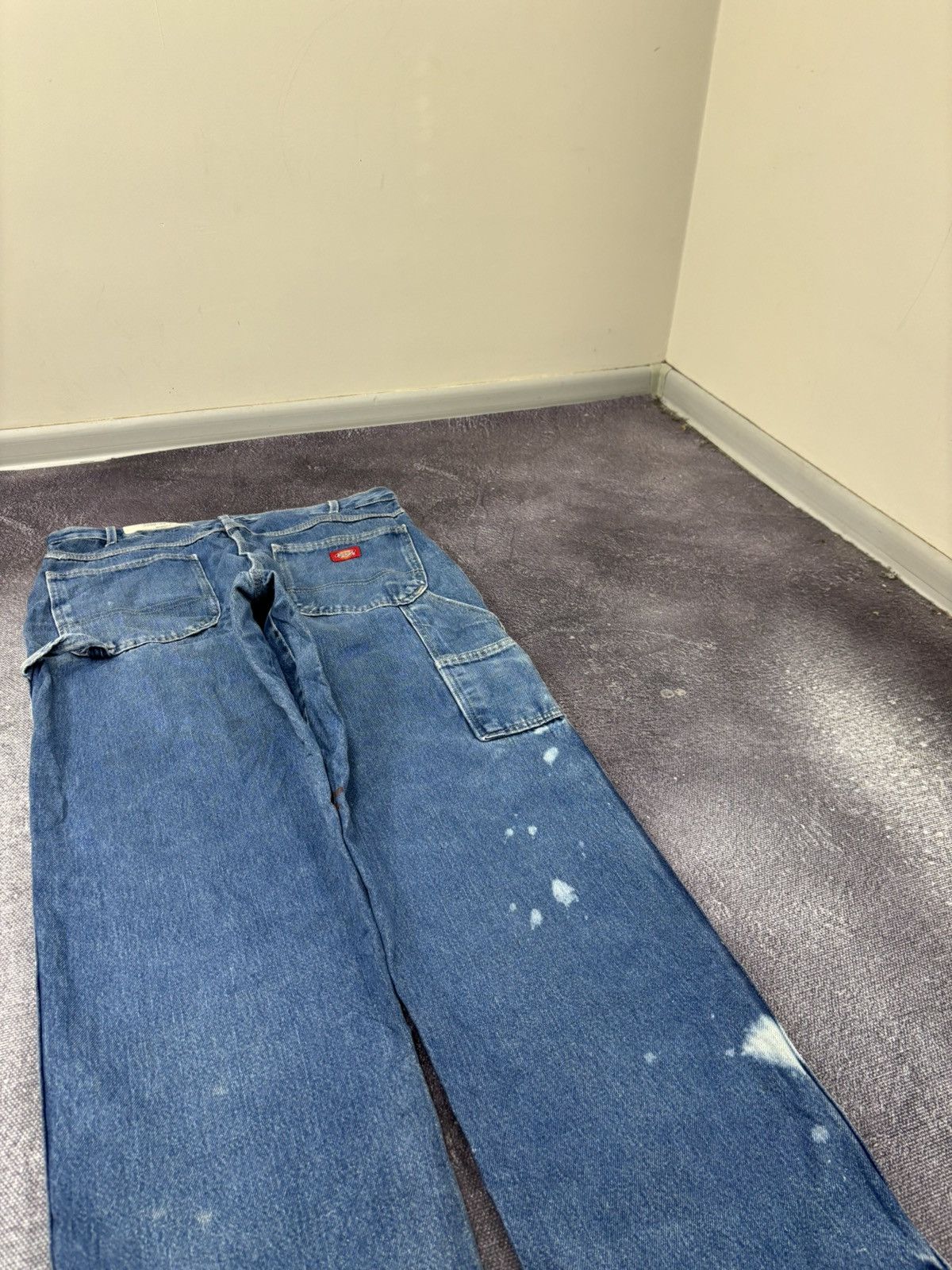 Dickies Vintage Dickies Relaxed Fit Painted Work Blue Denim Jeans Size US 36 / EU 52 - 4 Thumbnail